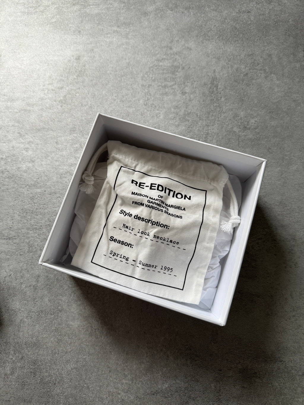 SS1995 Maison Margiela x H&M Hair Lock Necklace Re-Edition (OS) - 5