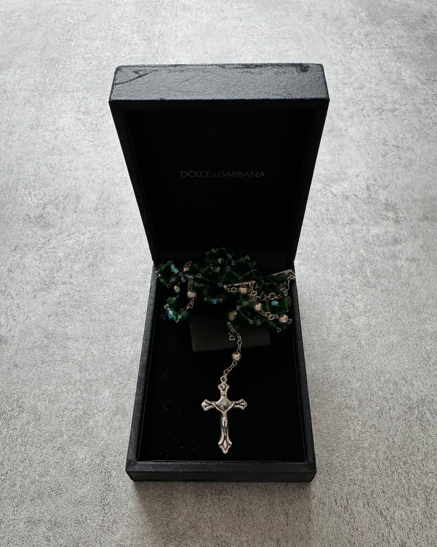 Dolce & Gabbana Rosary Necklace Green Hope (OS) - 5