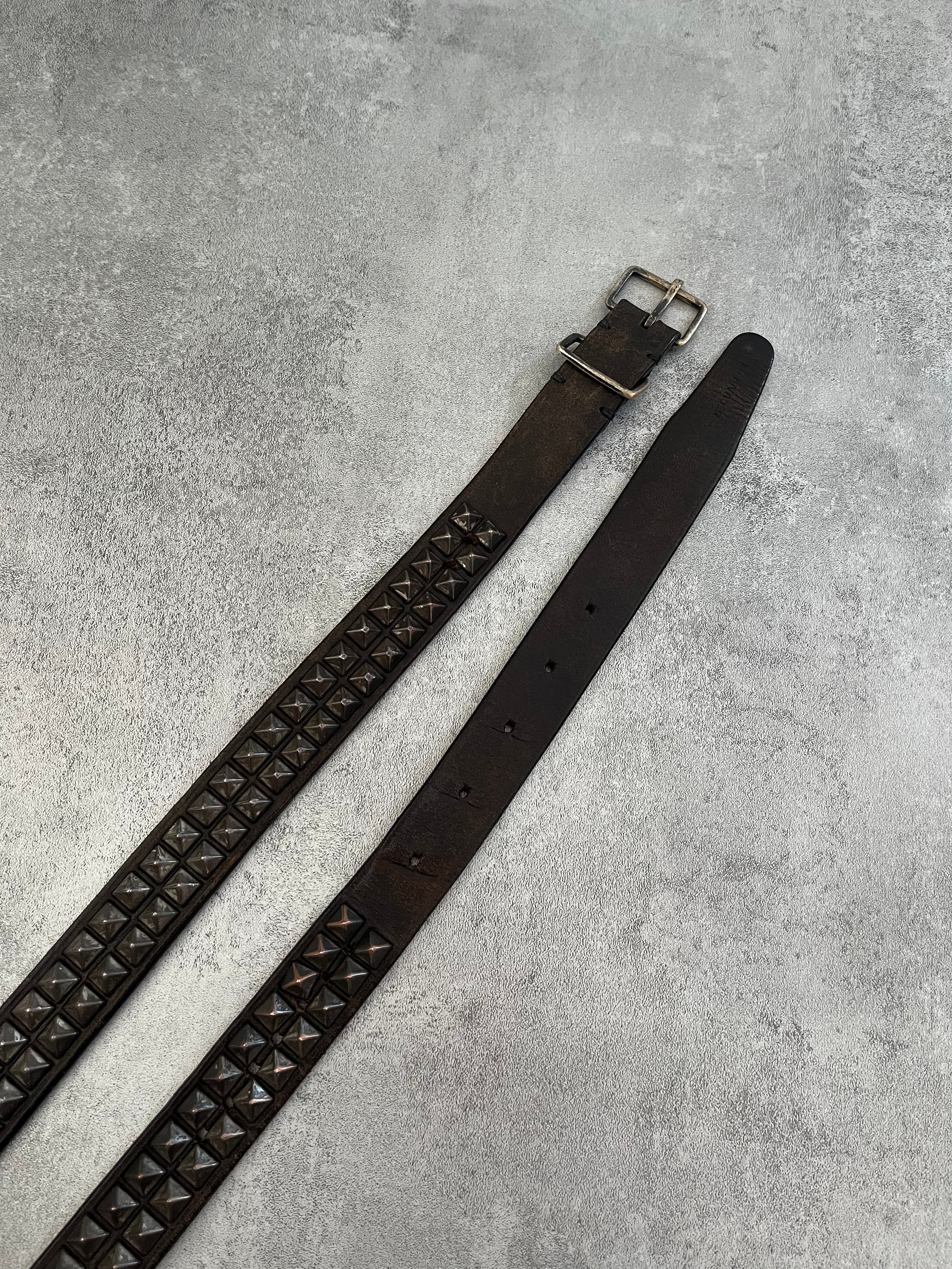 Dsquared2 Combat Retro Leather Belt (OS) - 8