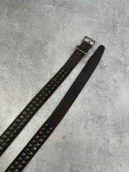 Dsquared2 Combat Retro Leather Belt (OS) - 8