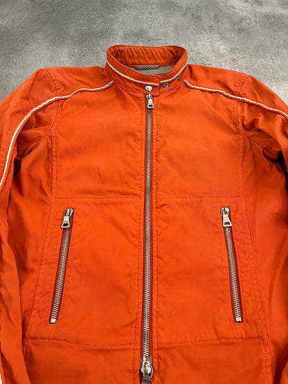 2000s' Prada Orange Nylon Jacket (XS) (XS) - 4