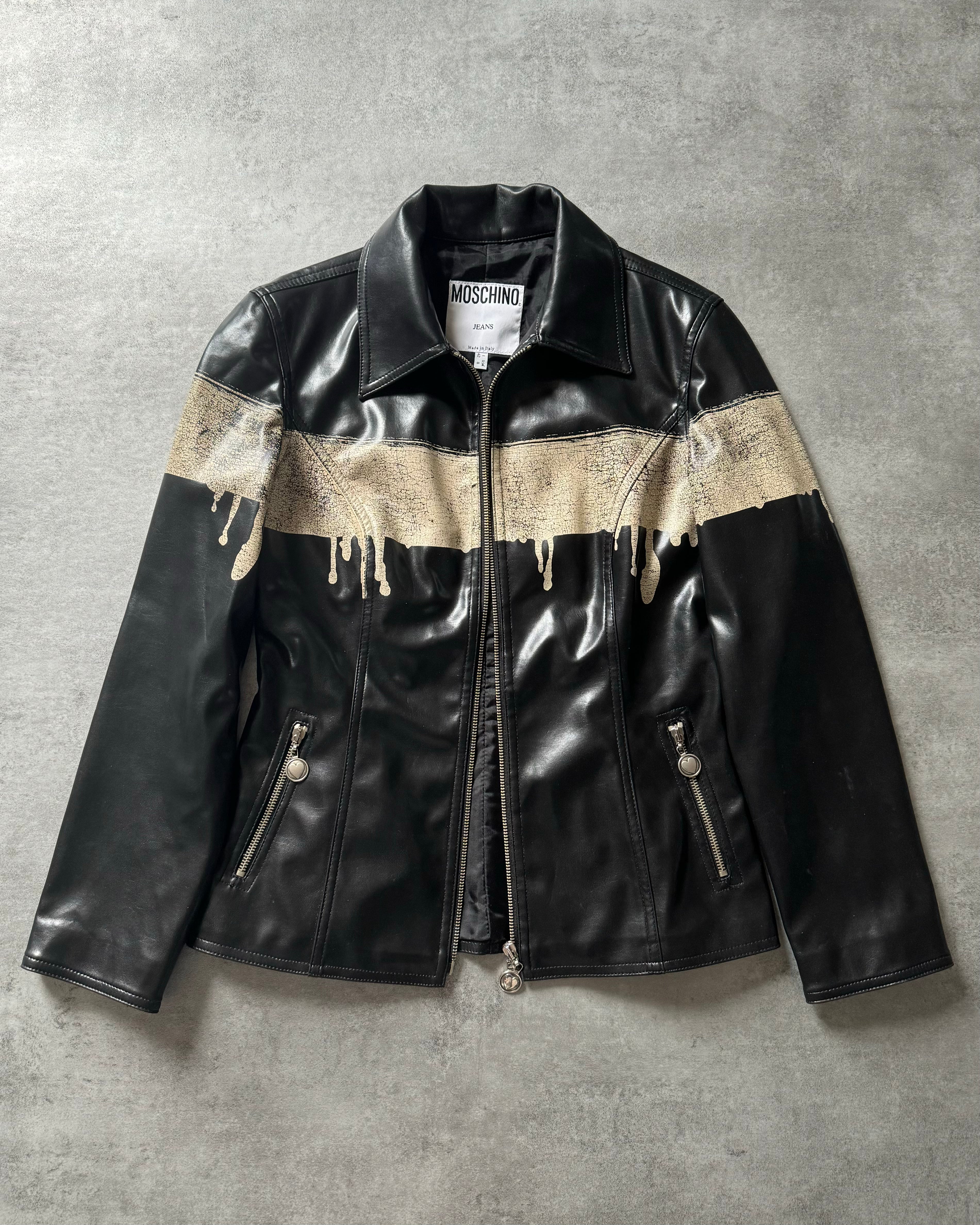 2000s Moschino Art Painting Soft Jacket (M) - 2