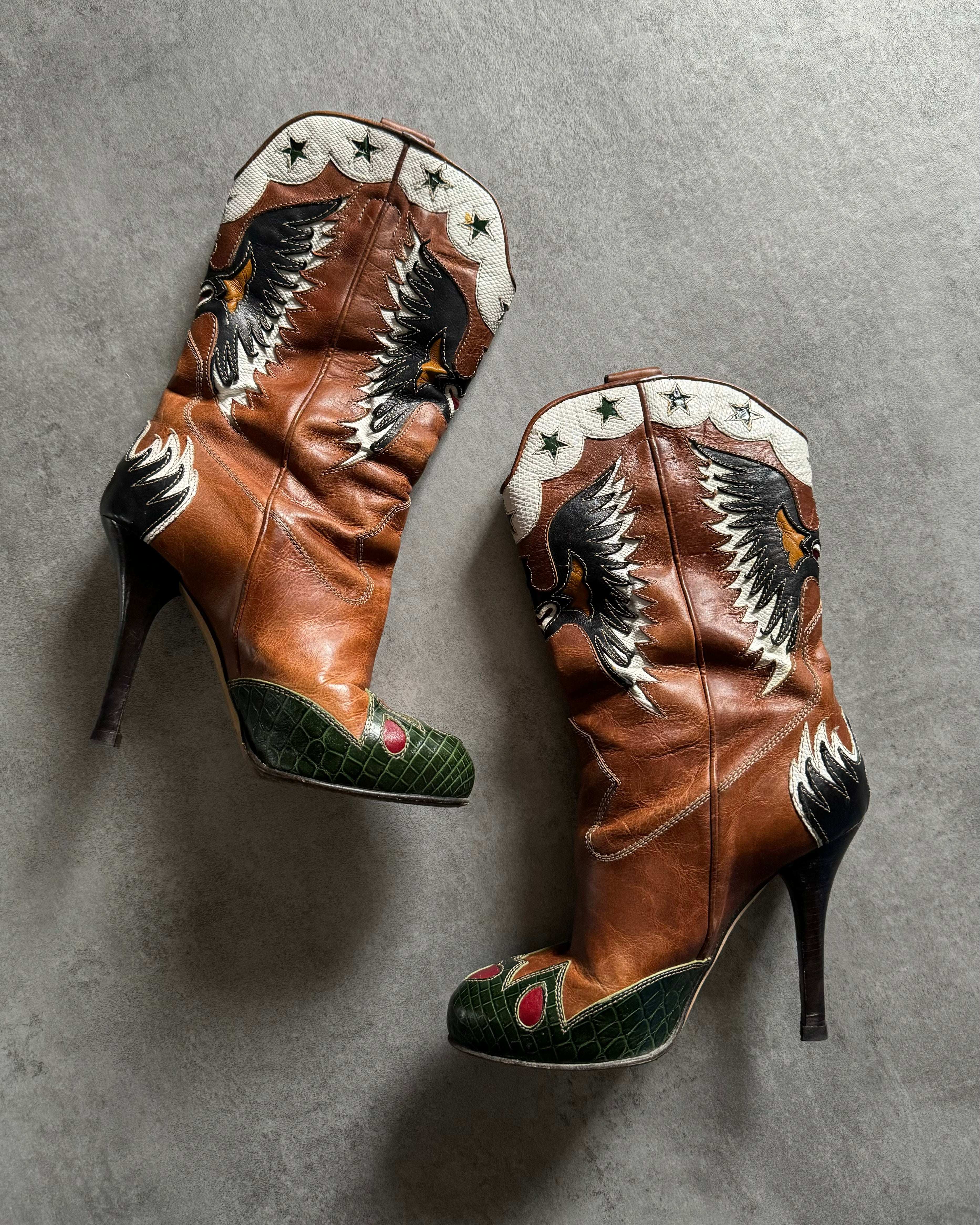 Dolce & Gabbana Cowboy Boss Boots (40) - 5