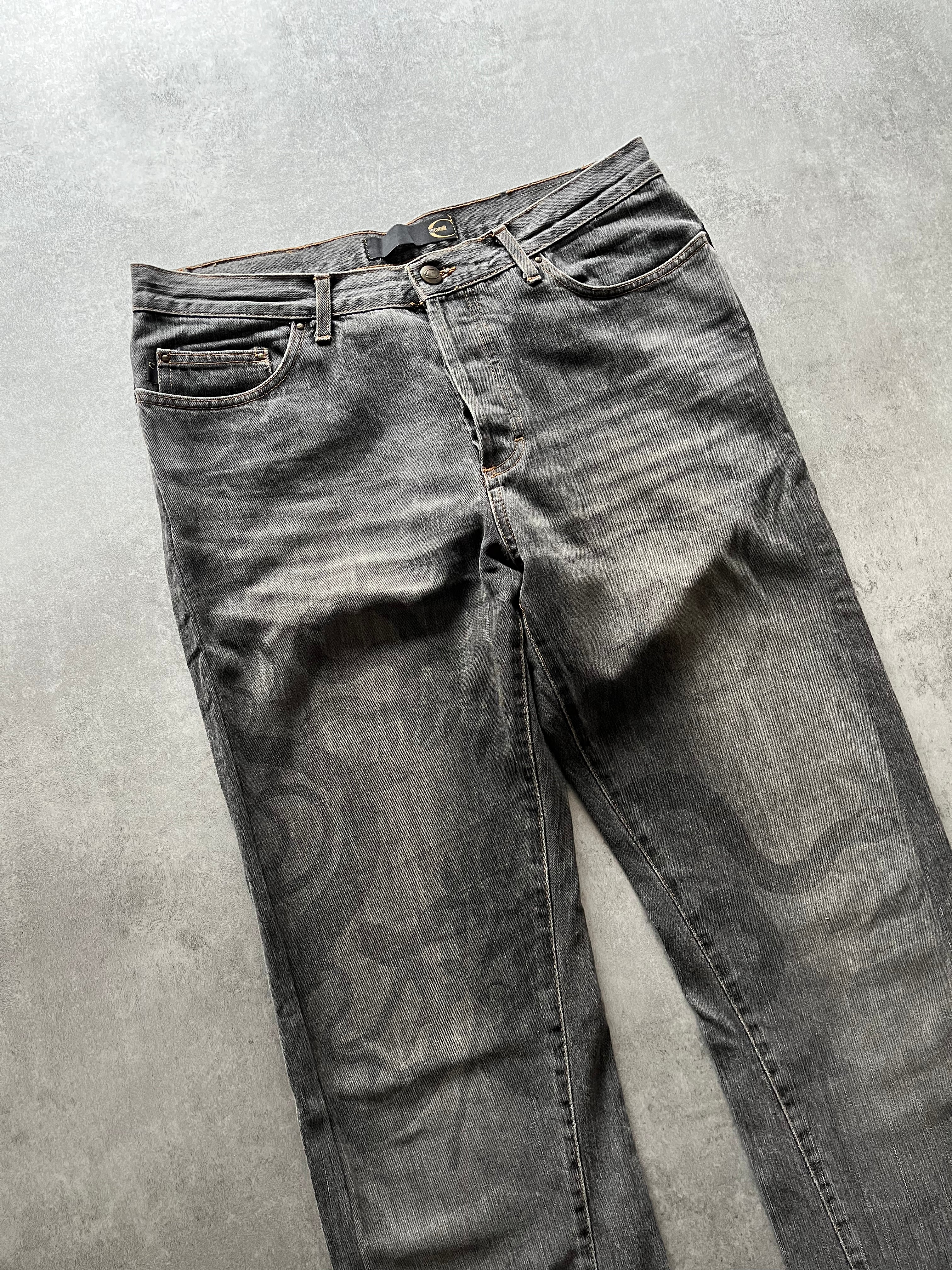 SS2004 Cavalli Daredevil Jungle Grey Jeans   (M) - 4