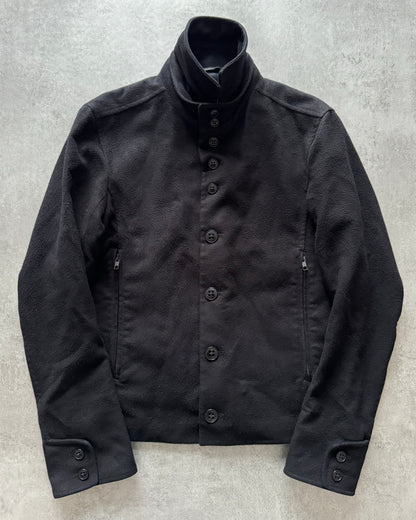 2000s Ann Demeulemeester Precision Navy Wool Jacket  (S) - 2