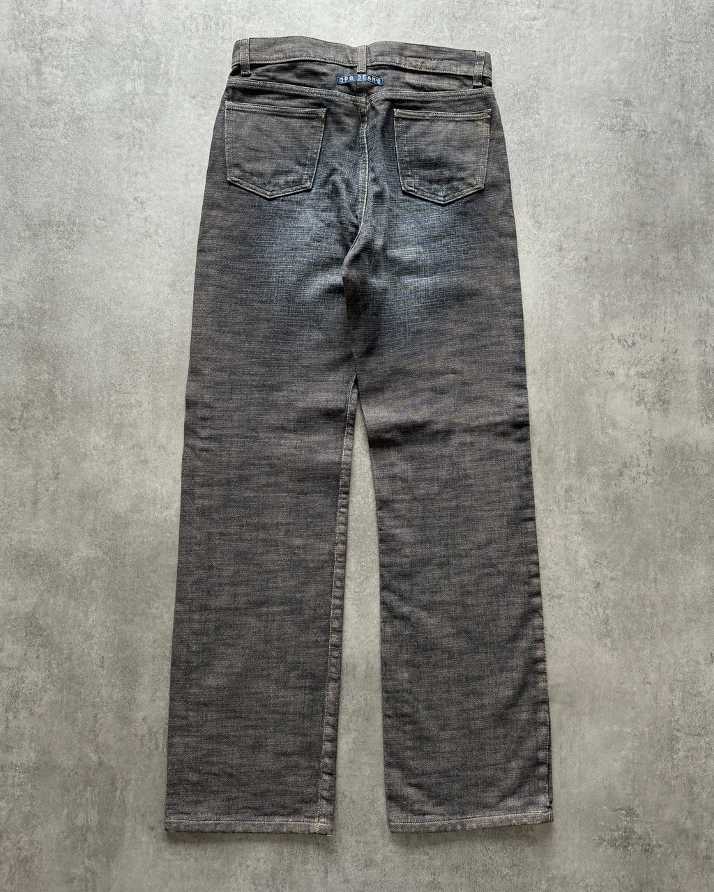 2000s Jean Paul Gaultier Raw Reversed Denim Pants (S) - 2