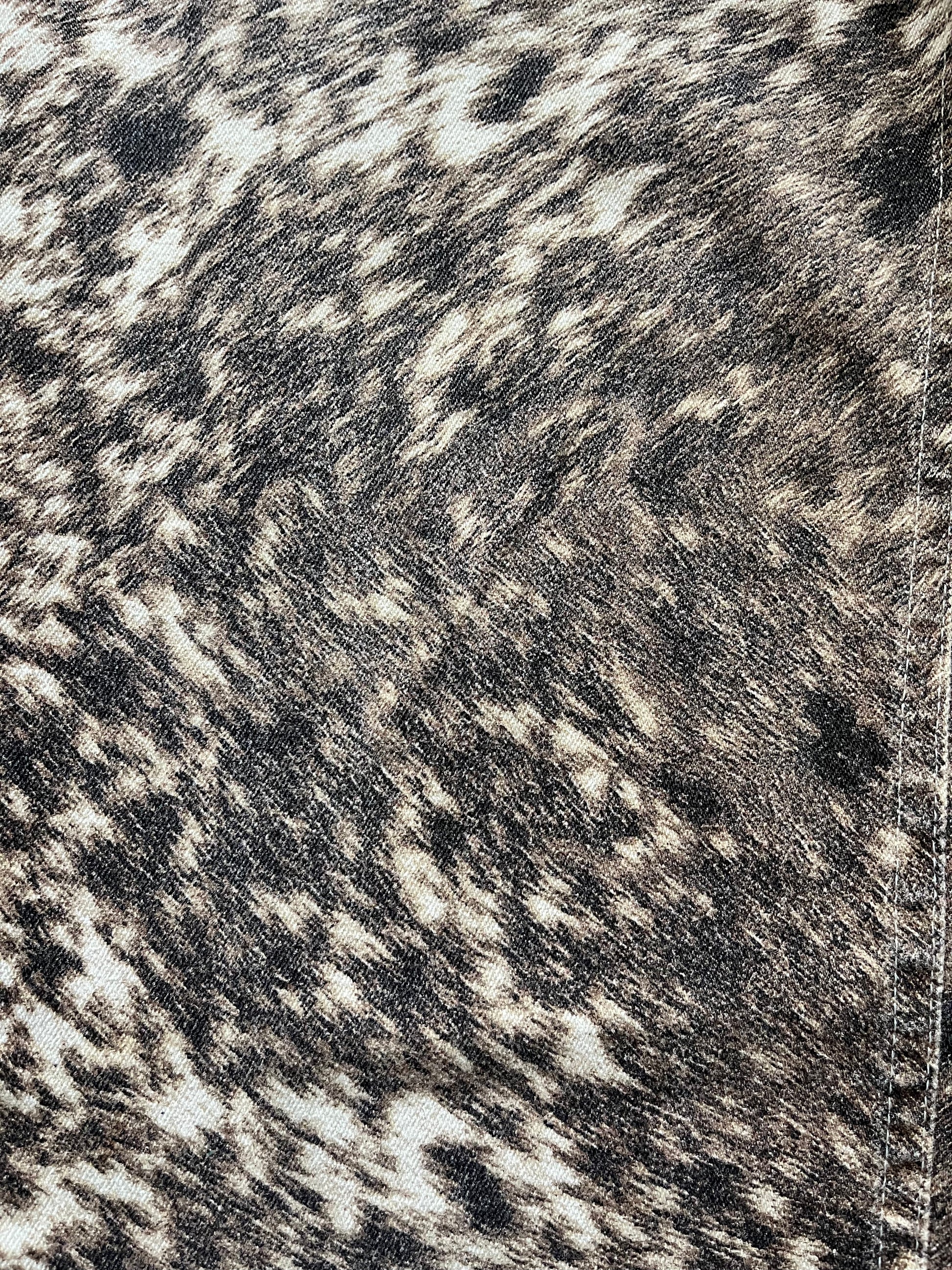 FW1999 Roberto Cavalli Furry Cawprint Movement Pants  (M) - 7