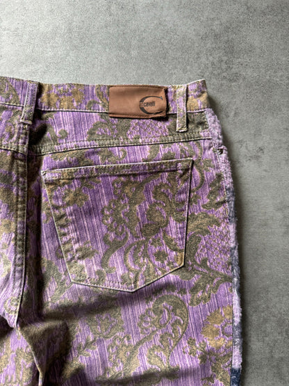 SS2005 Cavalli Mountain Peninsula Purple Relaxed Pants (S) - 5