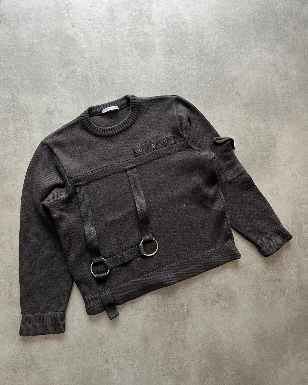 Daniele Alessandrini Bondage Cropped Sweater (XS/S) (XS) - 3