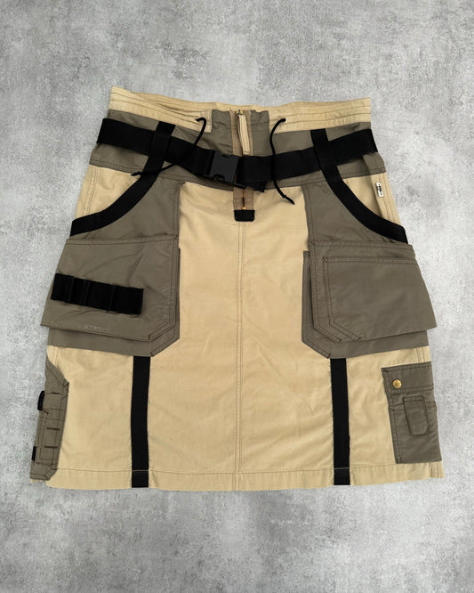 AW2003 Jean Paul Gaultier Bondage Skirt  (L) - 1