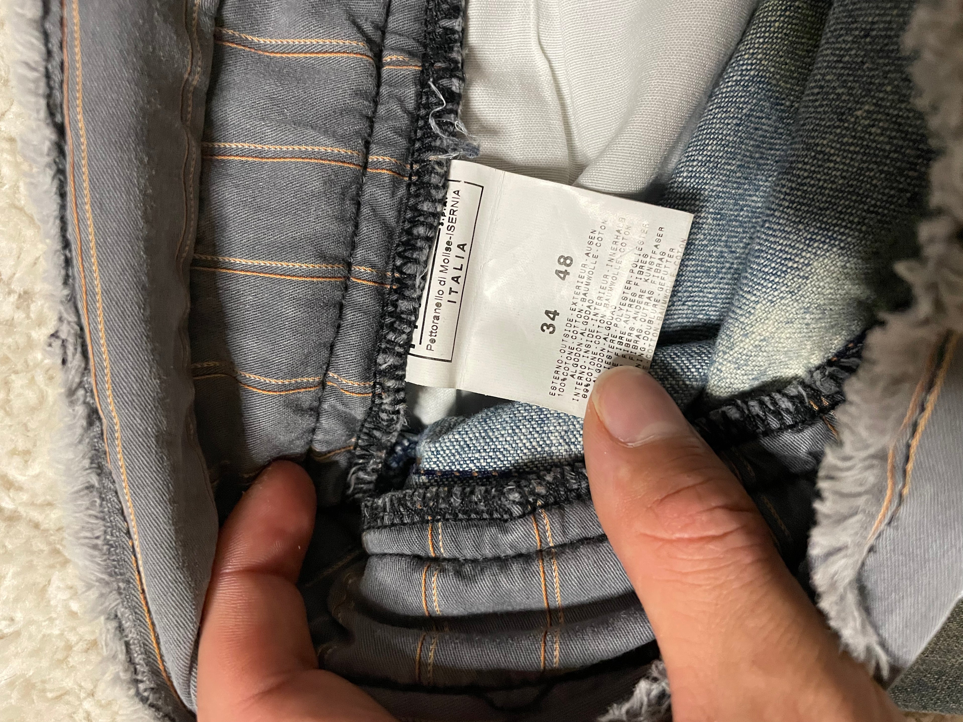 SS05 Dolce & Gabbana Double-Waisted Faded Jeans