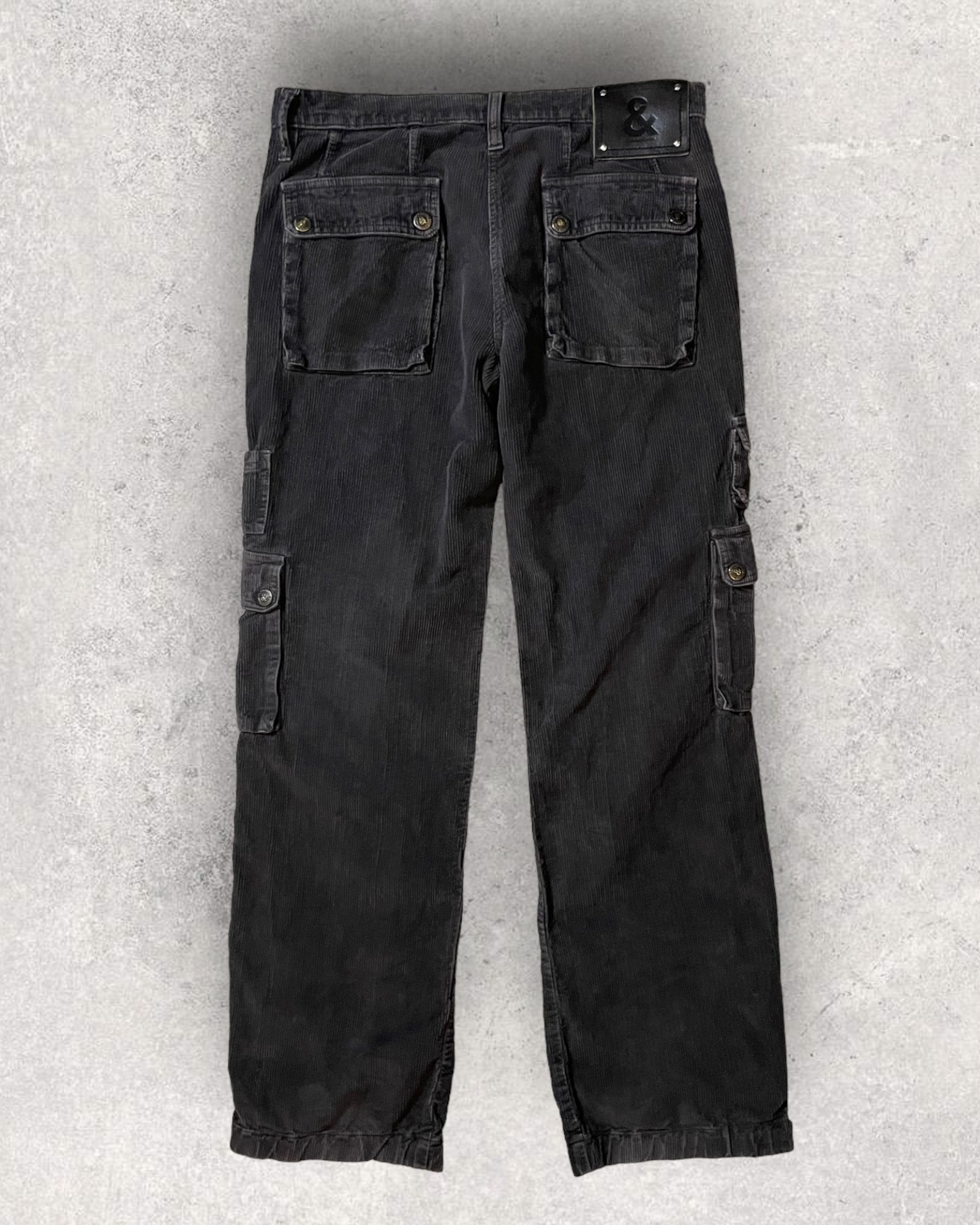 AW04 Dolce &amp; Gabbana 灯芯绒工装裤 (S)