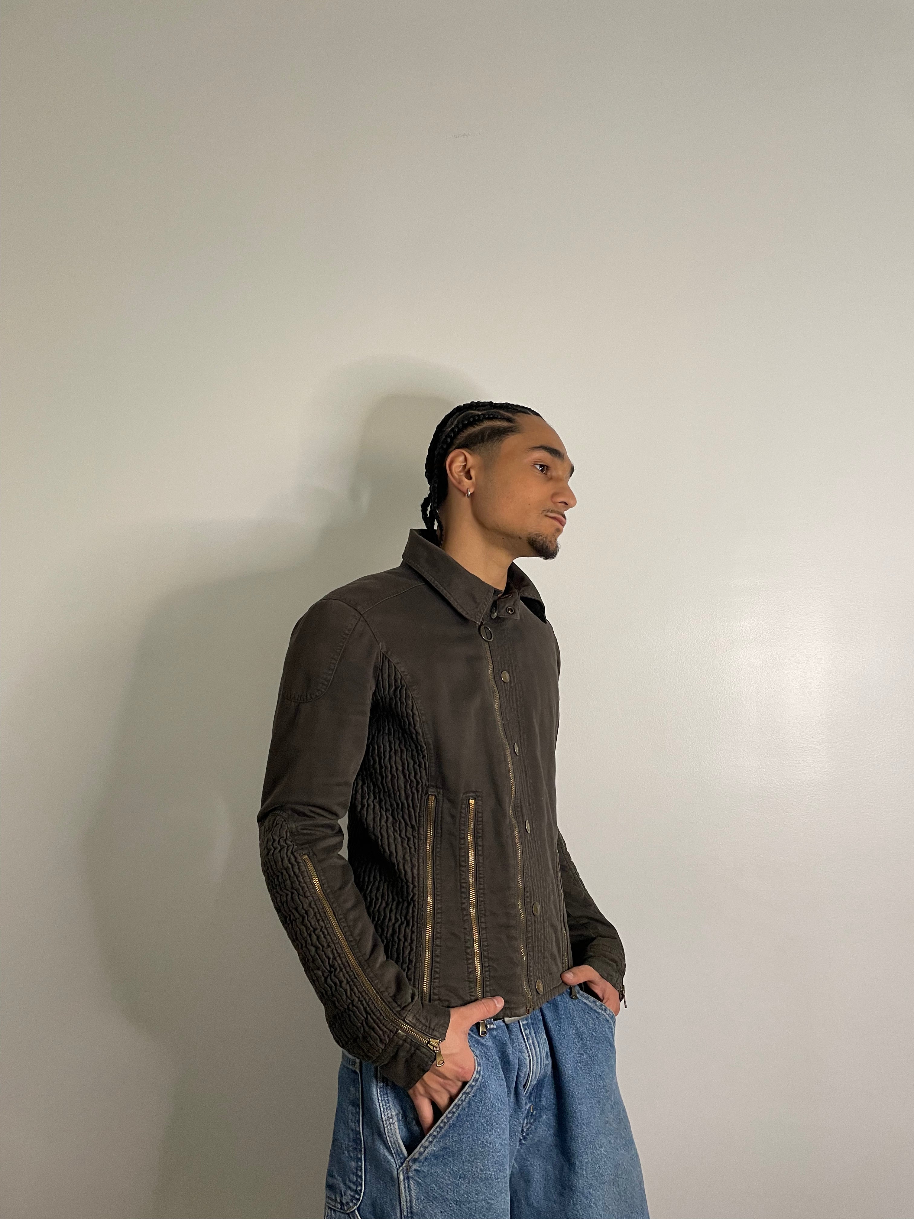 00年代 ドルチェ&amp;ガッバーナ バーティカルマルチジップジャケット(XL)