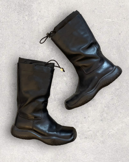 FW99 Prada High Leather Boots (43)