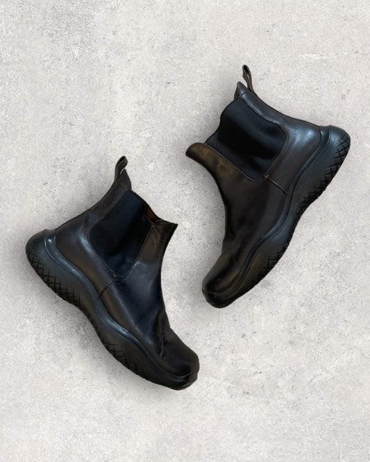 FW99 Prada 皮革切尔西靴 (41)