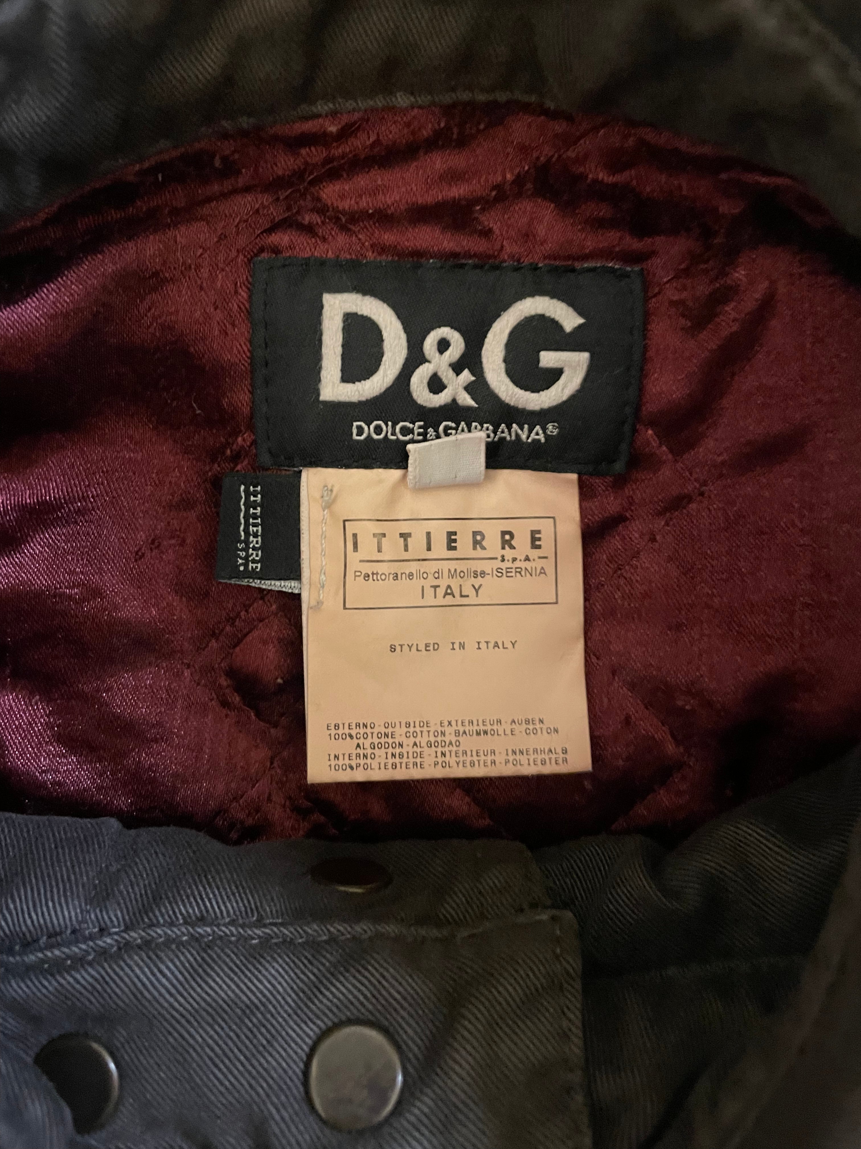 00年代 ドルチェ&amp;ガッバーナ バーティカルマルチジップジャケット(XL)