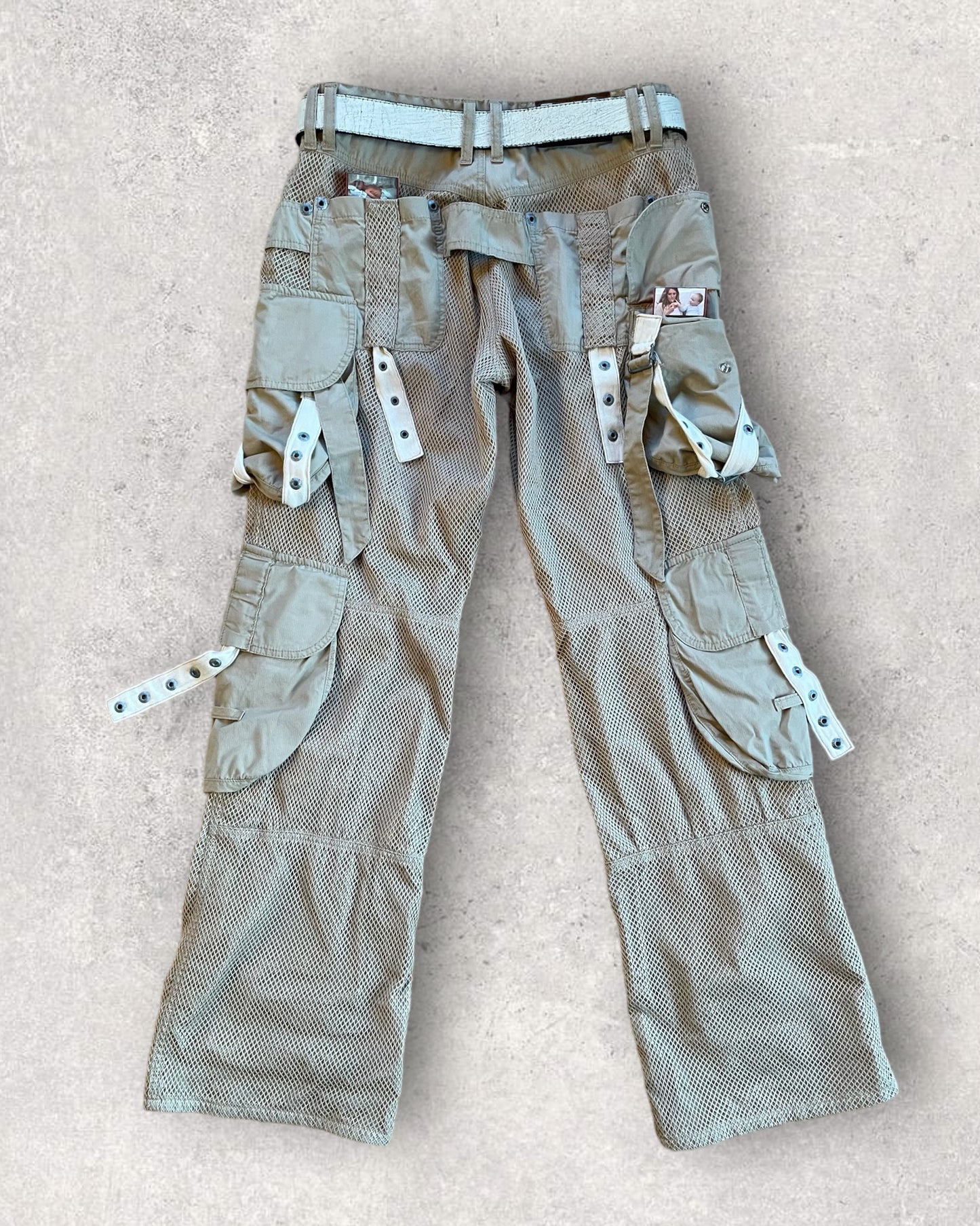 2000s Dolce & Gabbana Bondage Cargo Pants (M)