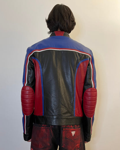 AW98 Dolce & Gabbana Cafe Racer Leather Jacket (M)