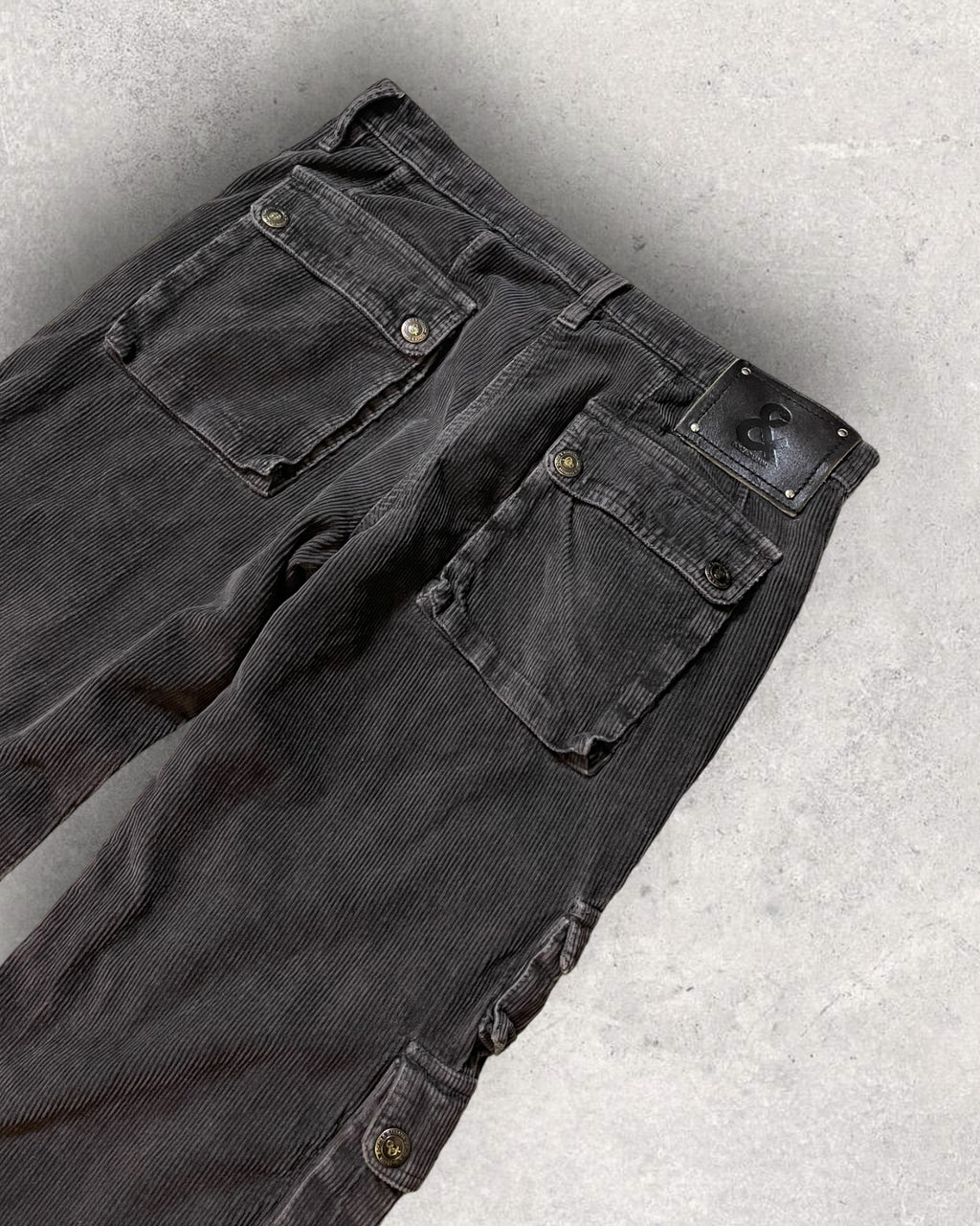 AW04 Dolce &amp; Gabbana 灯芯绒工装裤 (S)