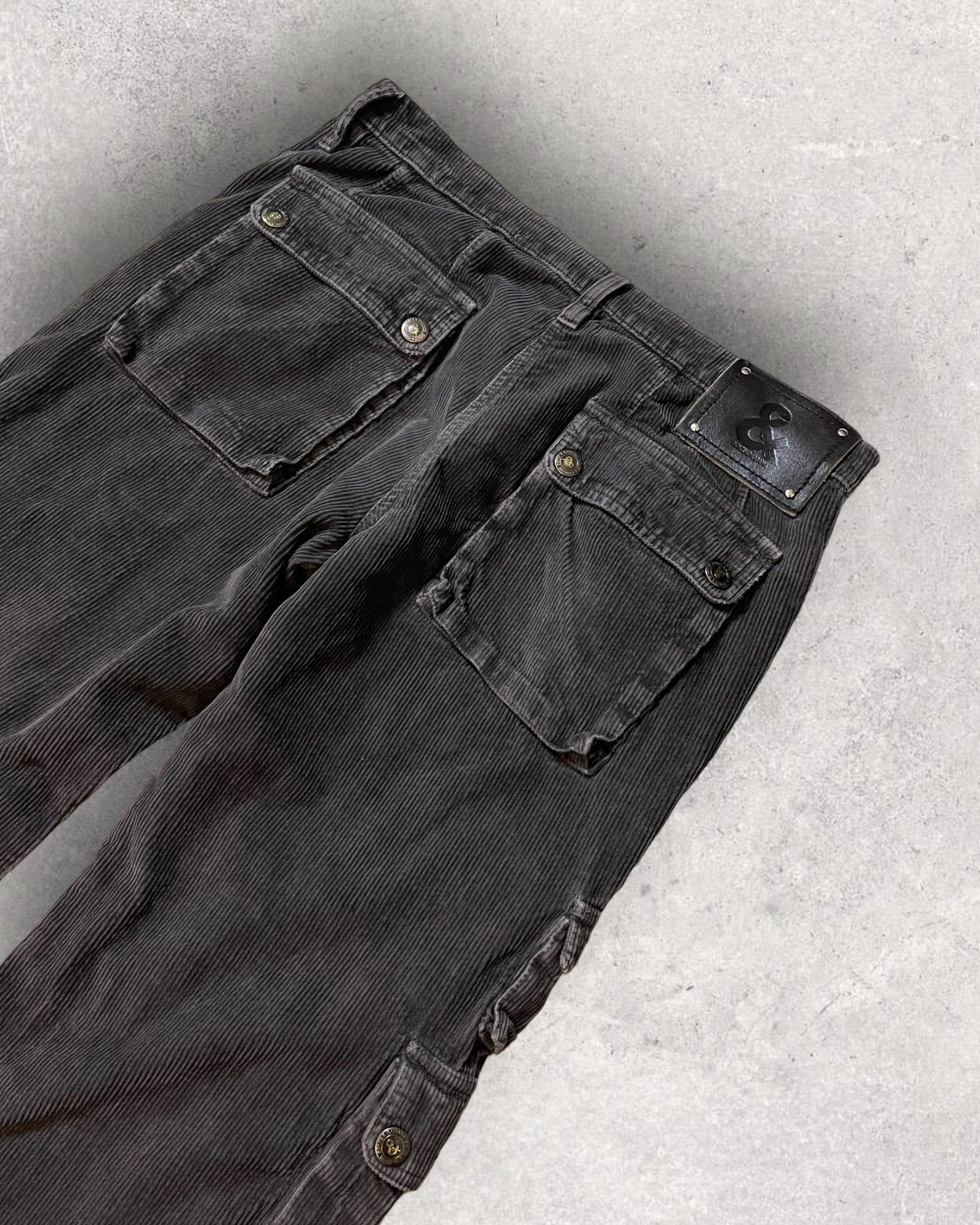 AW04 Dolce &amp; Gabbana 灯芯绒工装裤 (S)