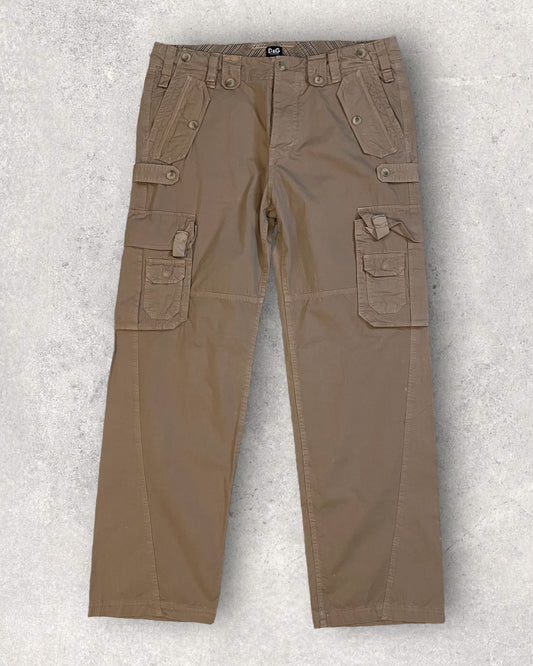 2000 年代 Dolce &amp; Gabbana 技术工装裤 (XL)