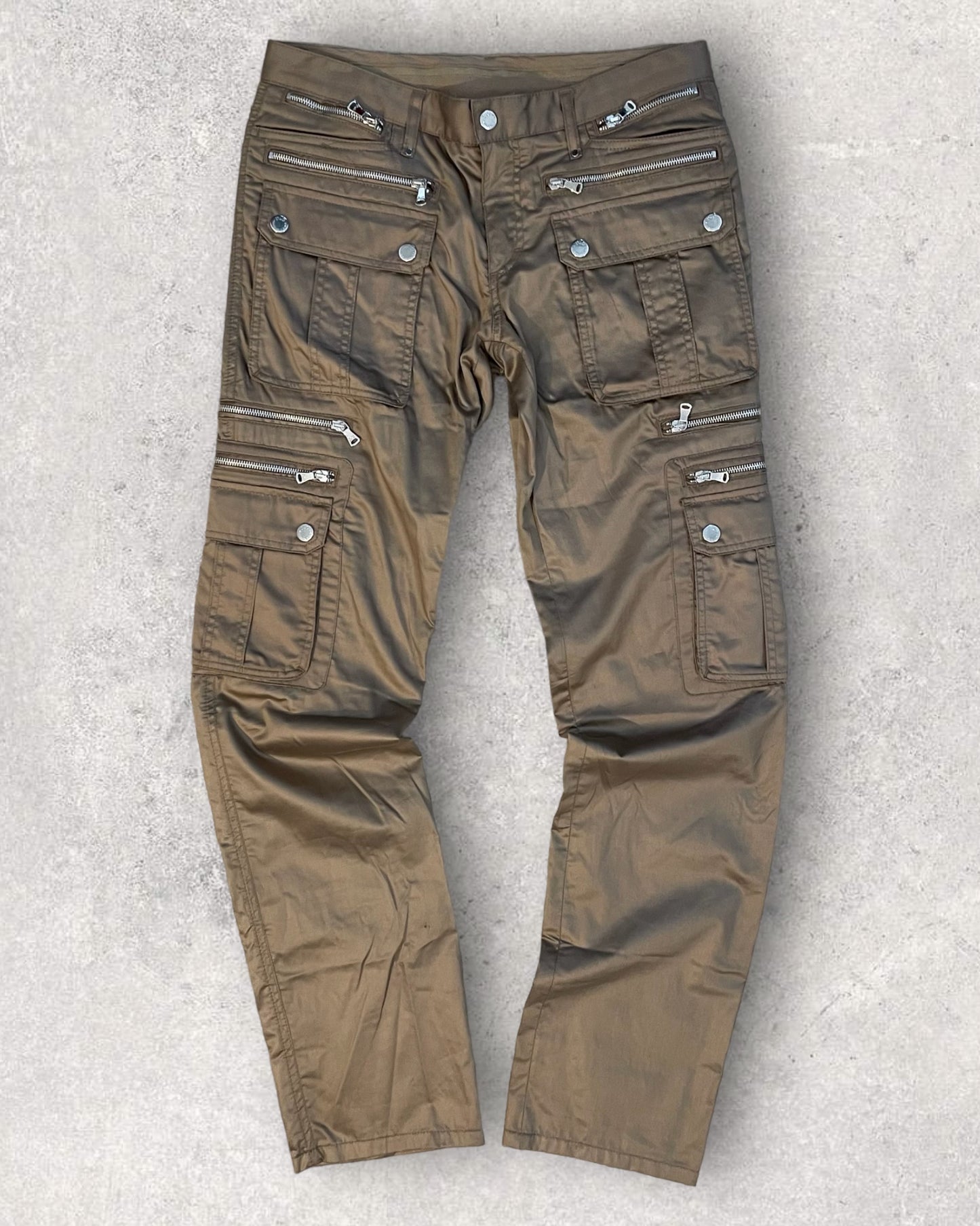 SS03 Dolce & Gabbana Multi-zip Cargo Pants (S)