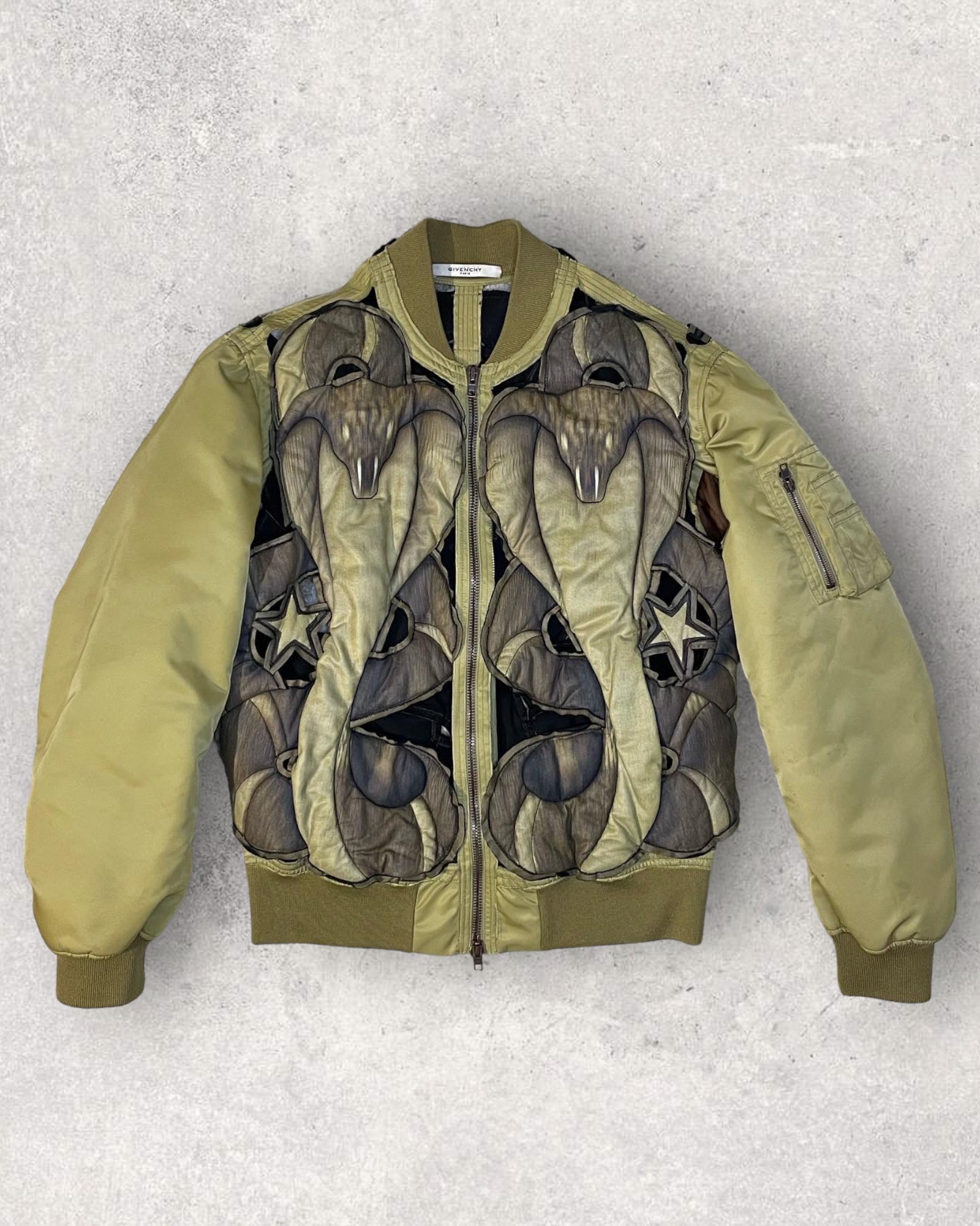 AW16 ジバンシィ コブラ ボンバー ジャケット by リカルド ティッシ (L)