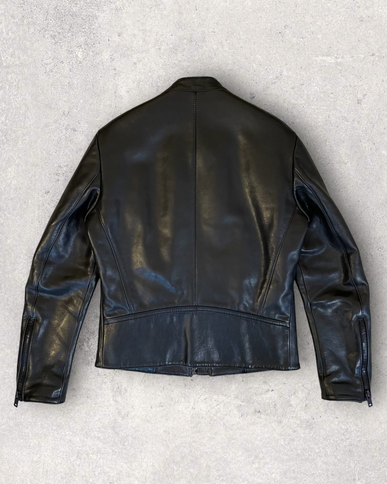 AW15 Maison Margiela Black 5-Zip Leather Jacket (M) – Dolce Vita Hub
