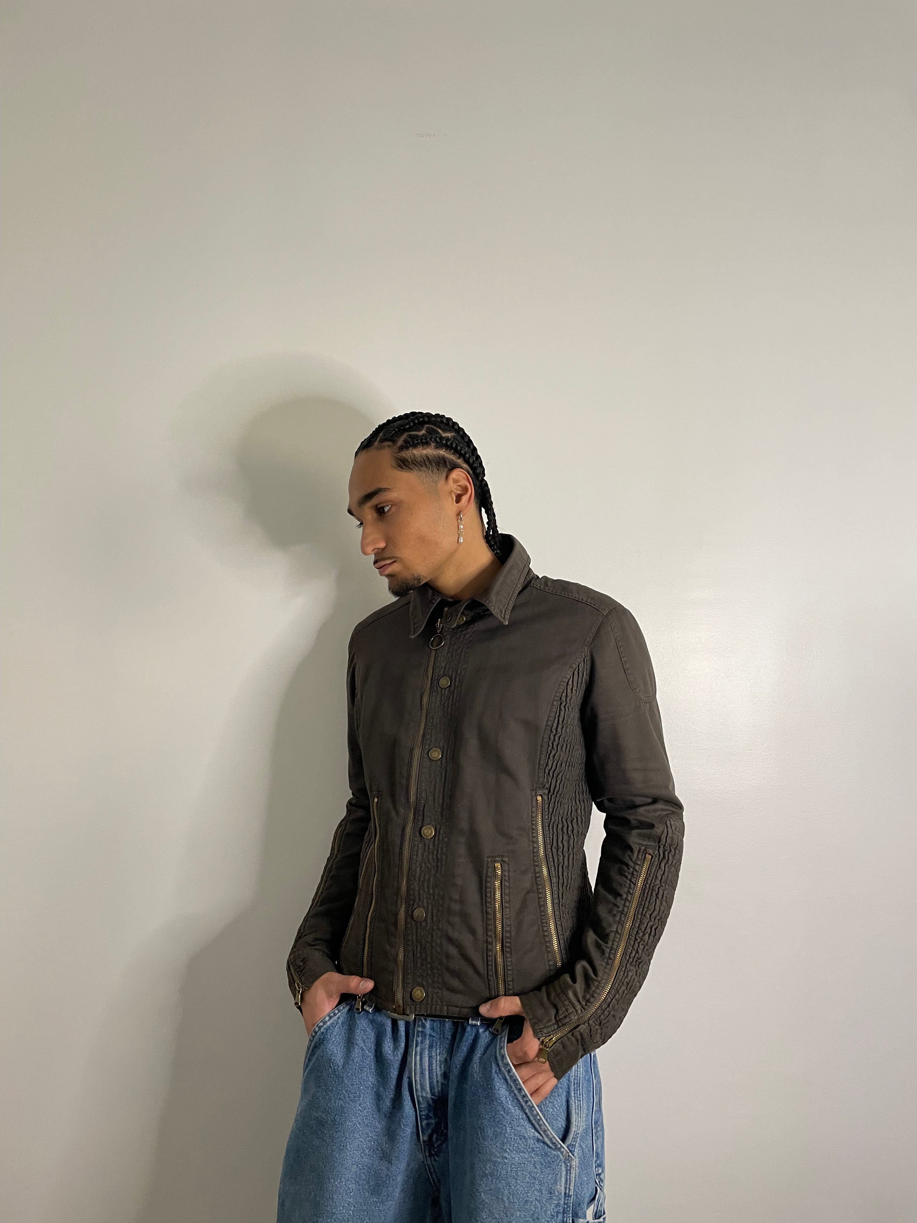 00年代 ドルチェ&amp;ガッバーナ バーティカルマルチジップジャケット(XL)