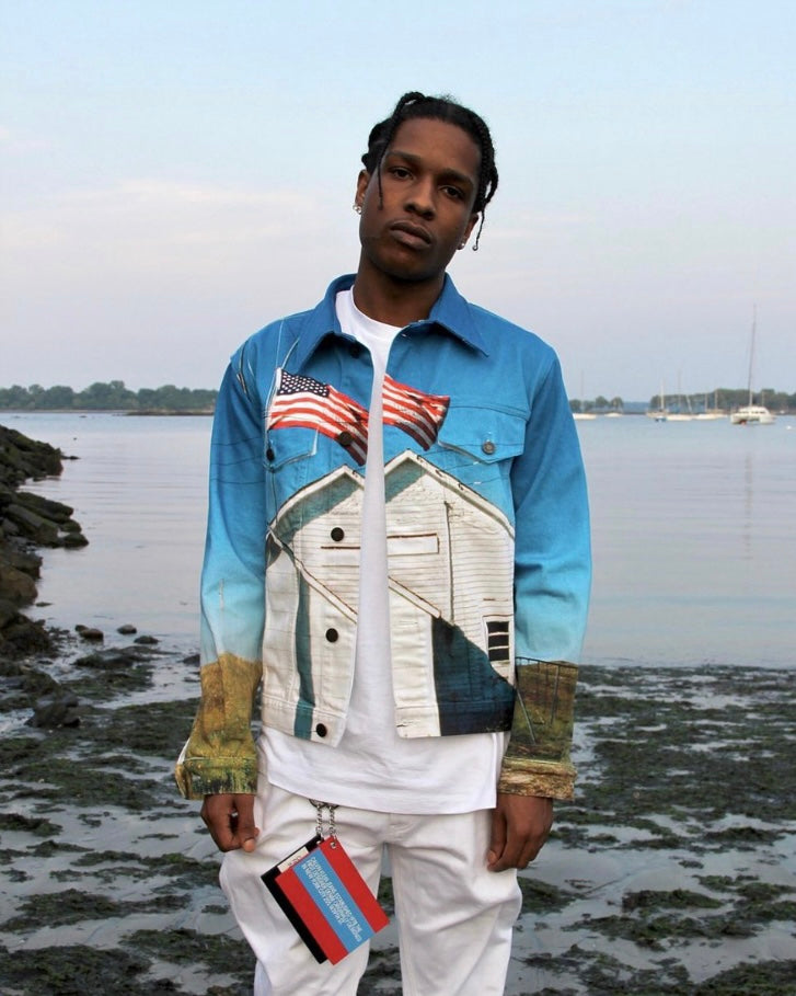 Calvin klein jean shop jacket asap rocky