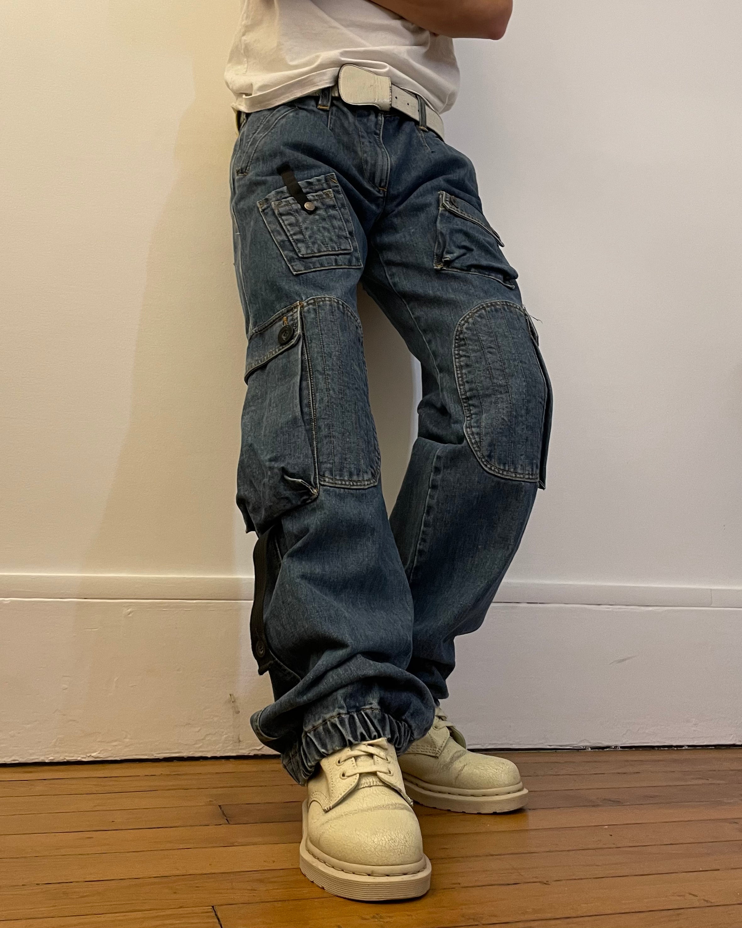 2000s Dolce & Gabbana Parachute Cargo Denim