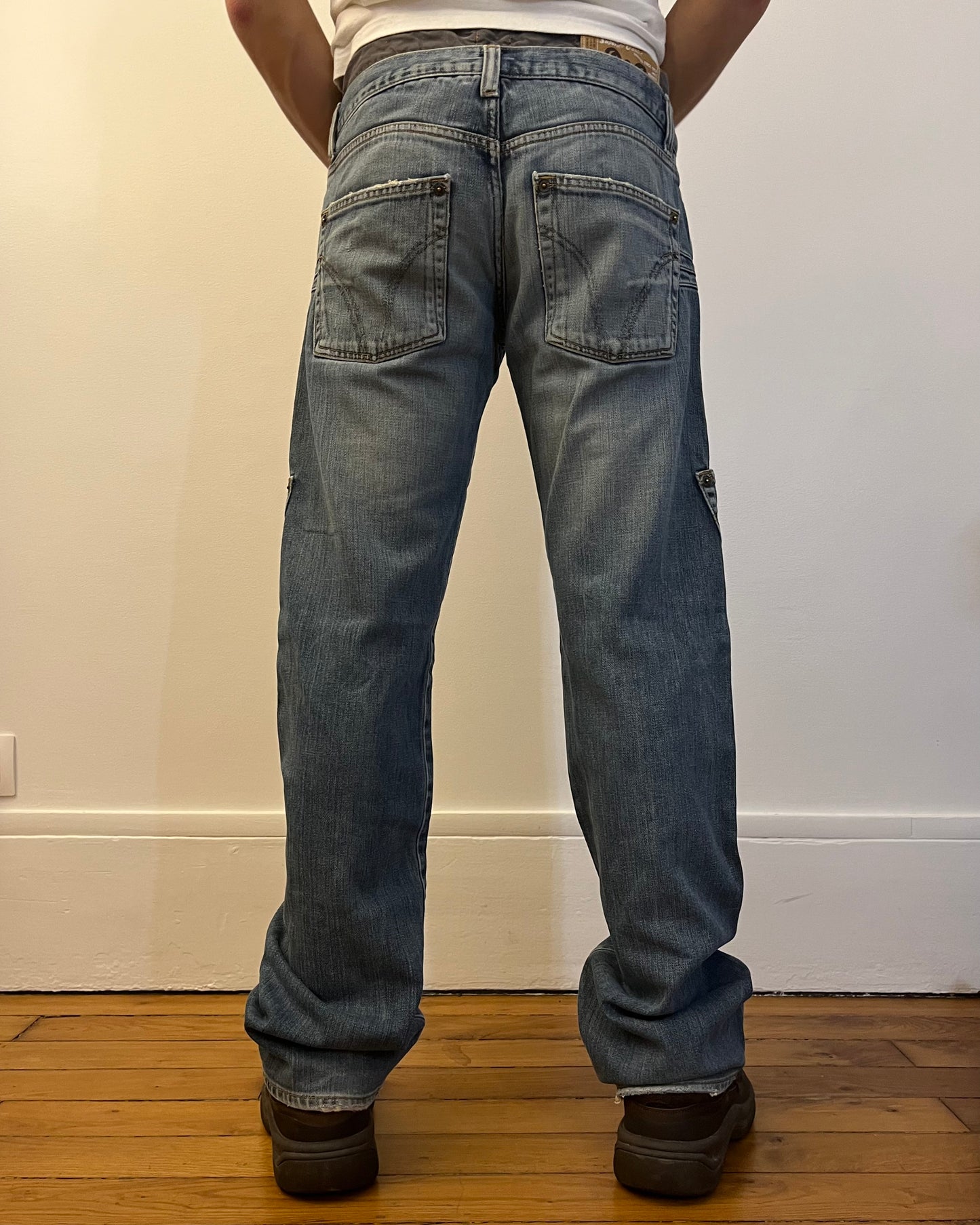 AW03 Double-waisted Jeans (M/L)