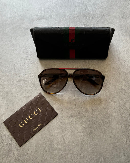 1980s Gucci Aviator 1627 Milano Sunglasses (OS) - 1