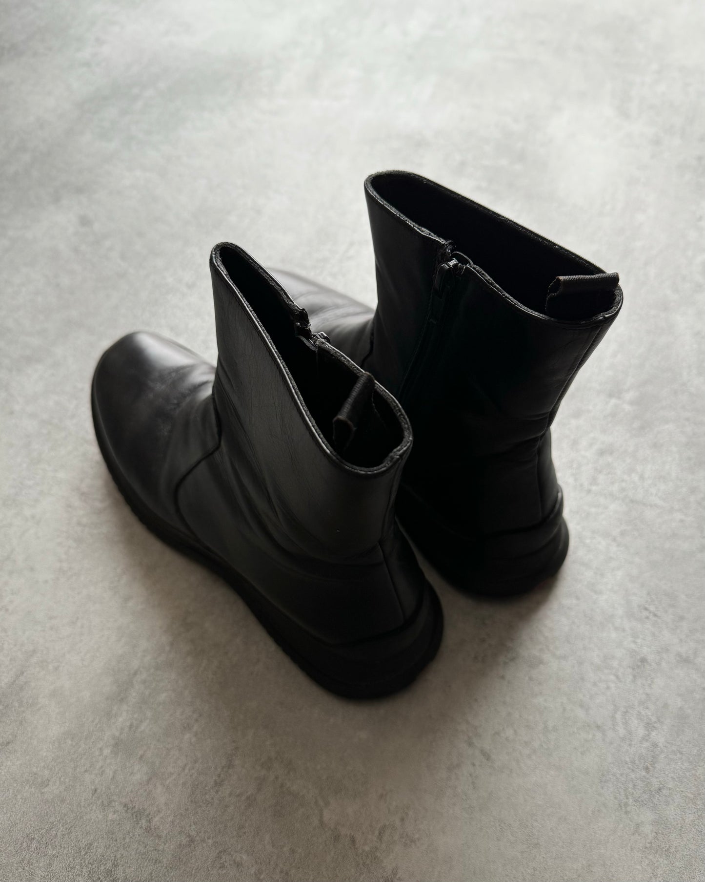 2000s Prada Leather Boots (39) - 8