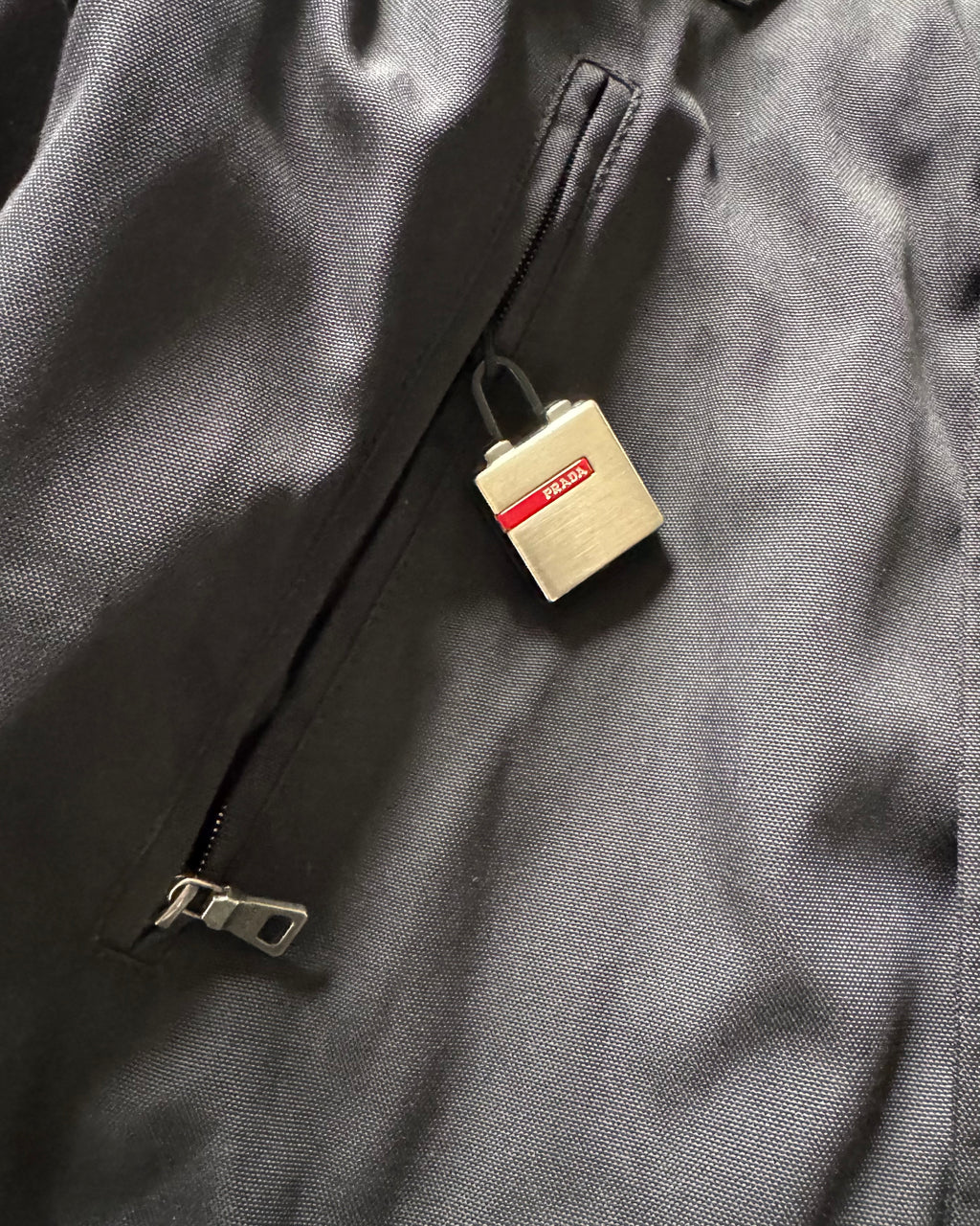 2000s Prada Sport Technical Modular Elbow Pad Padded Trench Jacket (L) - 9