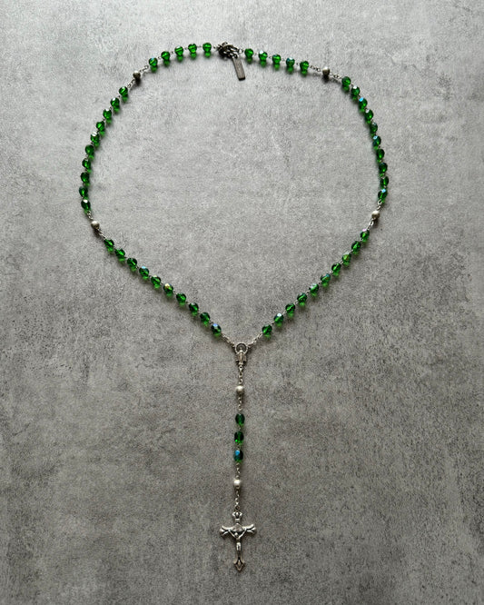 Dolce & Gabbana Rosary Necklace Green Hope (OS) - 1