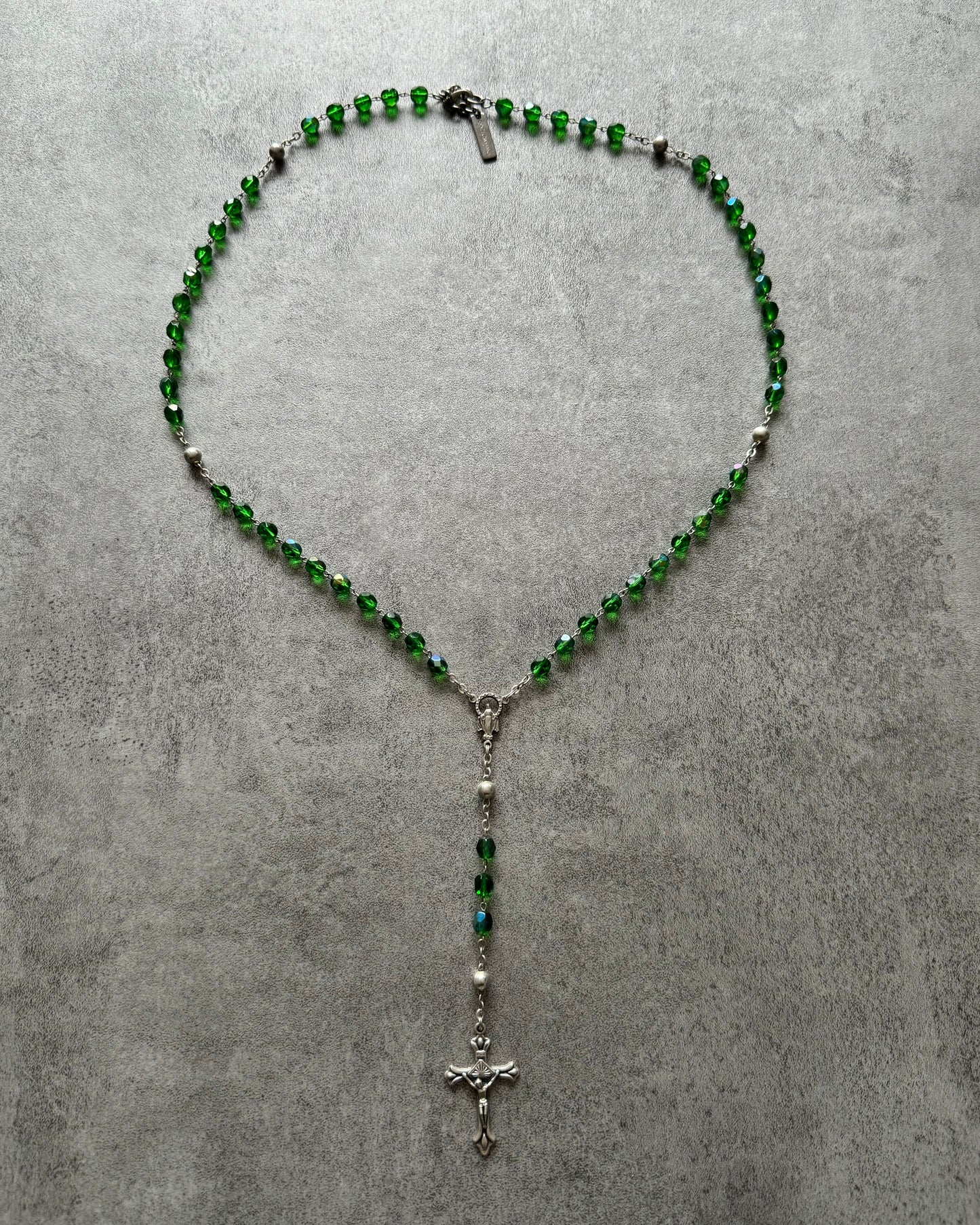 Dolce & Gabbana Rosary Necklace Green Hope (OS) - 1
