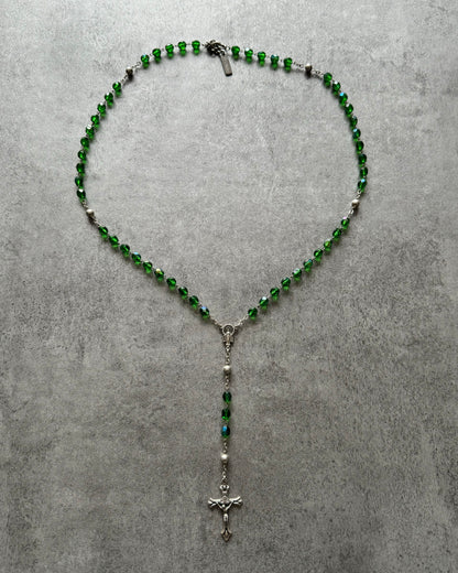 Dolce & Gabbana Rosary Necklace Green Hope (OS) - 1