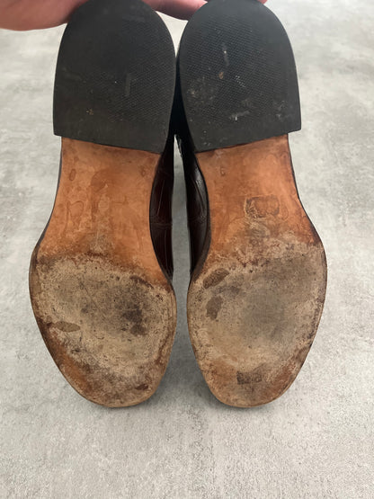 Prada Genuine Crocodile Leather Boots  (43) - 10