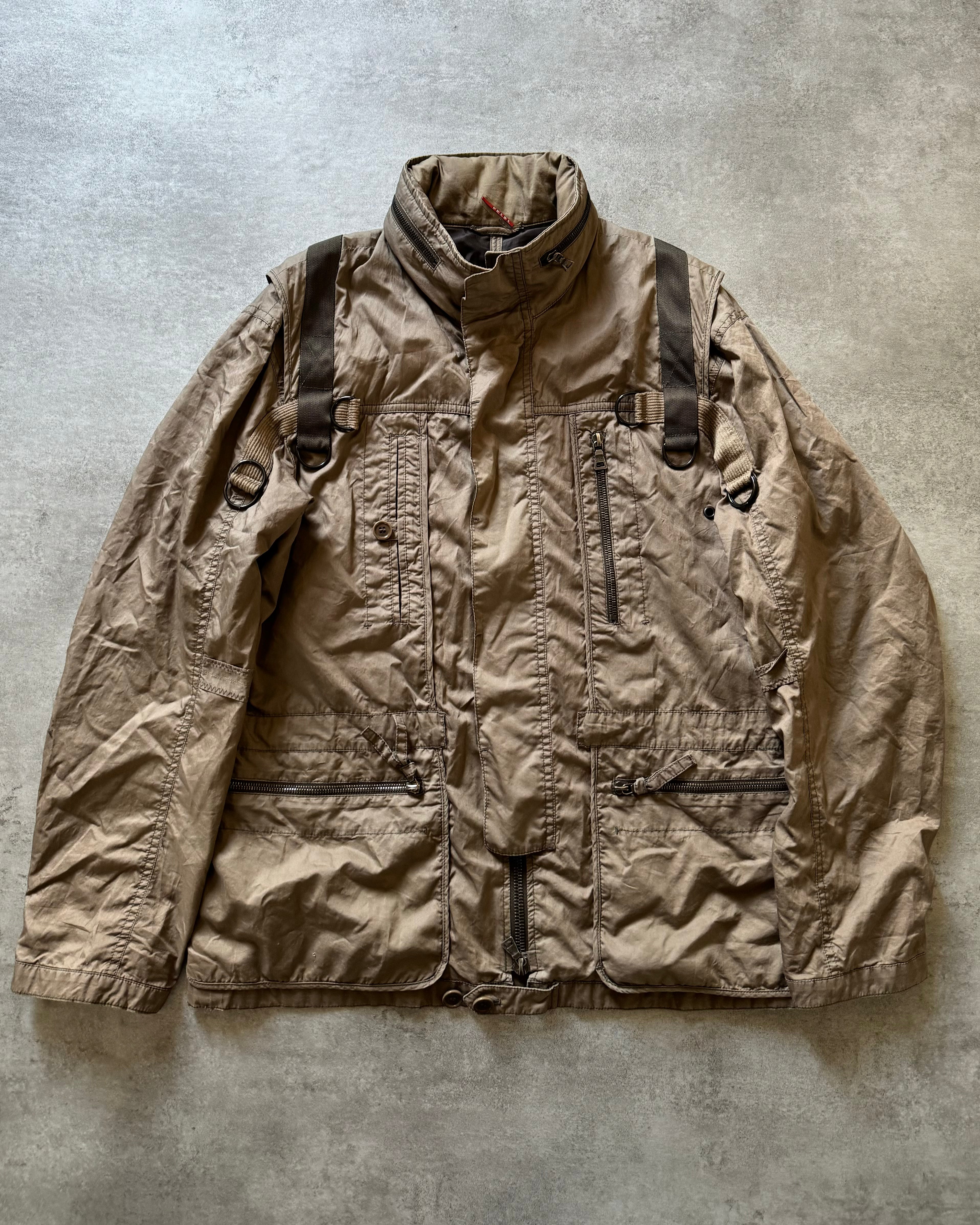 2000s Prada Strap Military Tactical Jacket  (M) - 1