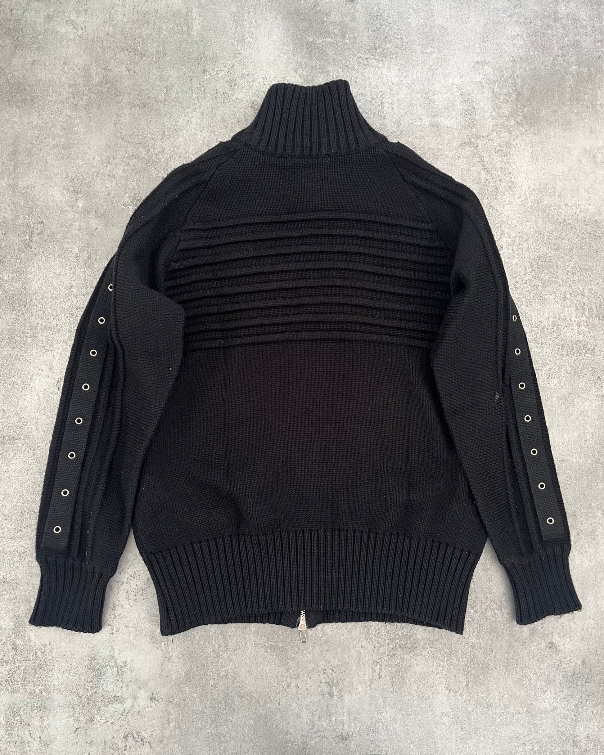 Daniele Alessandrini Bondage Army Wool Zip-Up (M) - 3