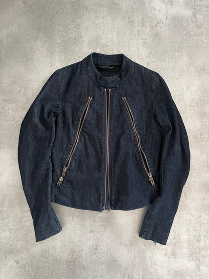 SS2011 Maison Margiela Denim 5 Zips Jacket (XS) - 2