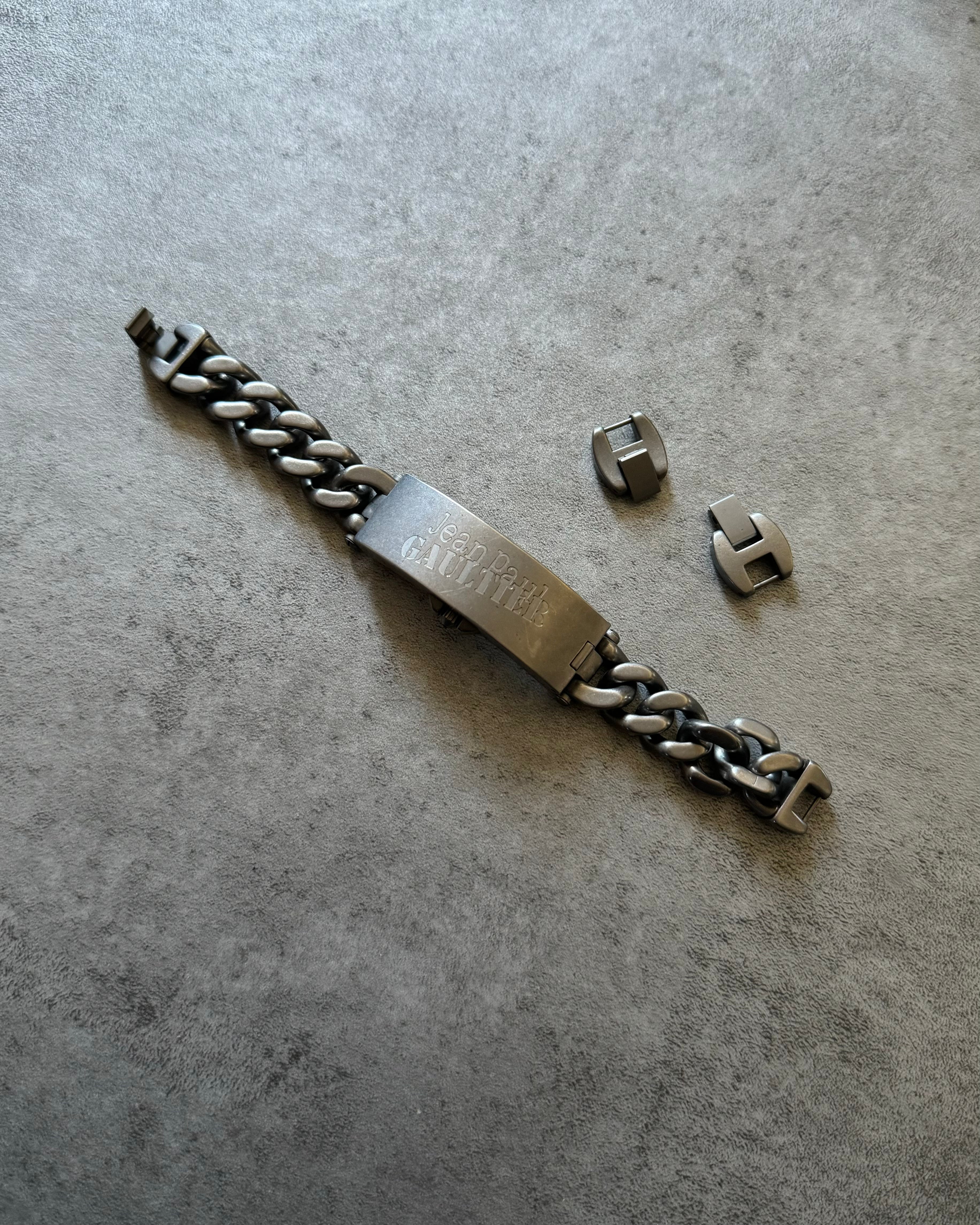 Jean Paul Gaultier Hidden Frame Silver Watch  (OS) - 3