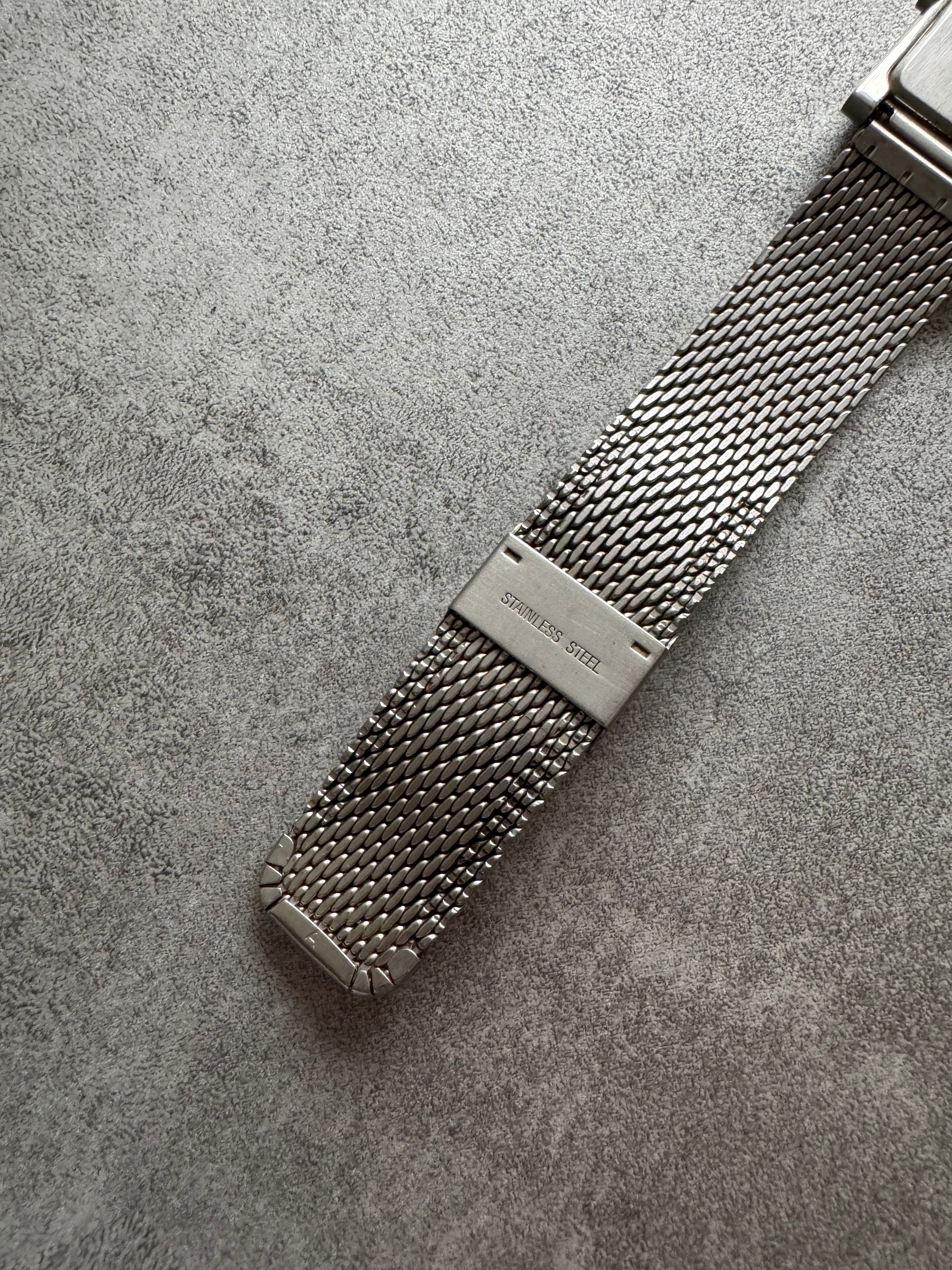 2000s Jean Paul Gaultier Numerology Silver Tank Watch (OS) - 5