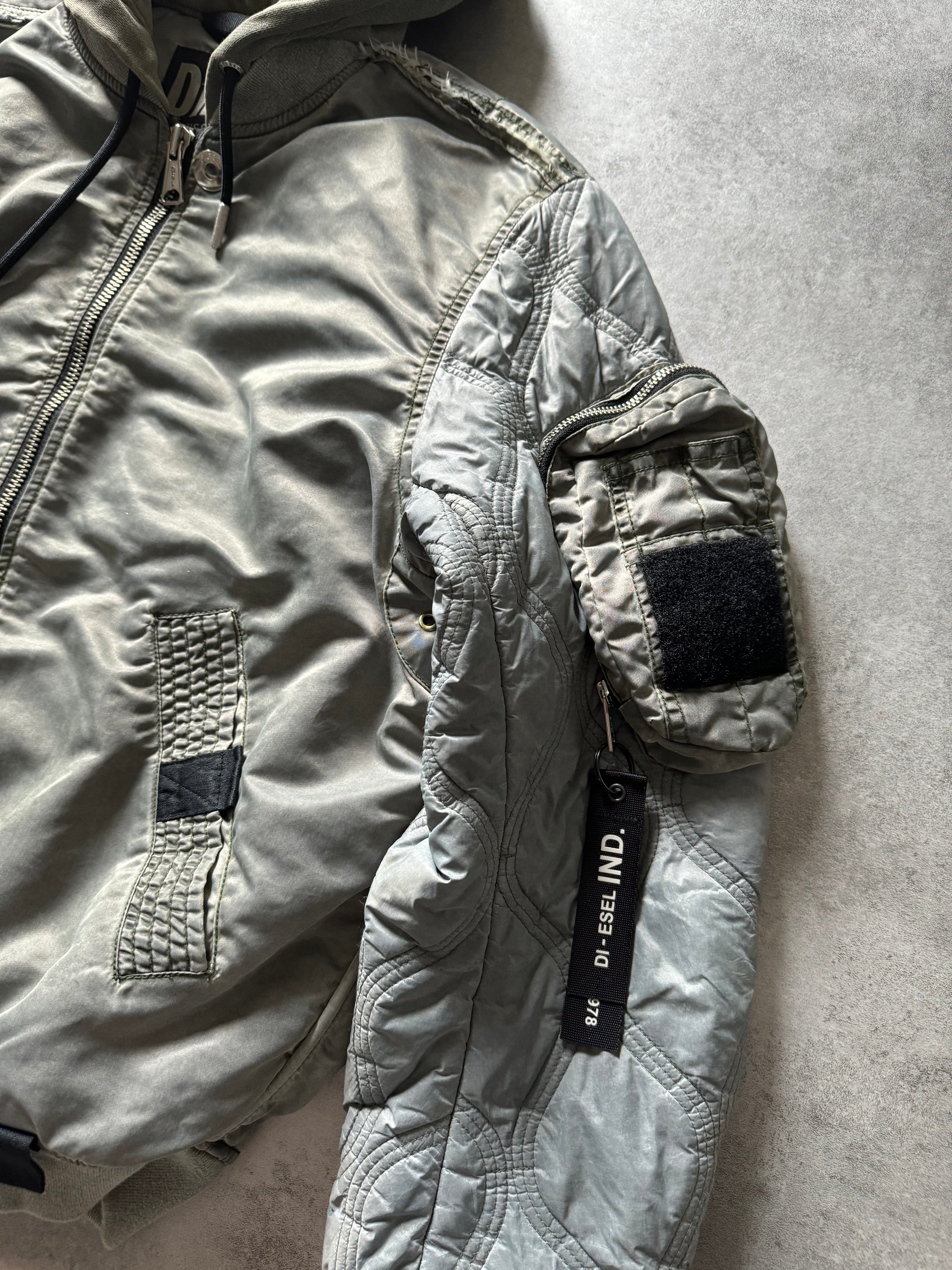 Diesel Premium Aero Relaxed Bomber Jacket (M) - 6