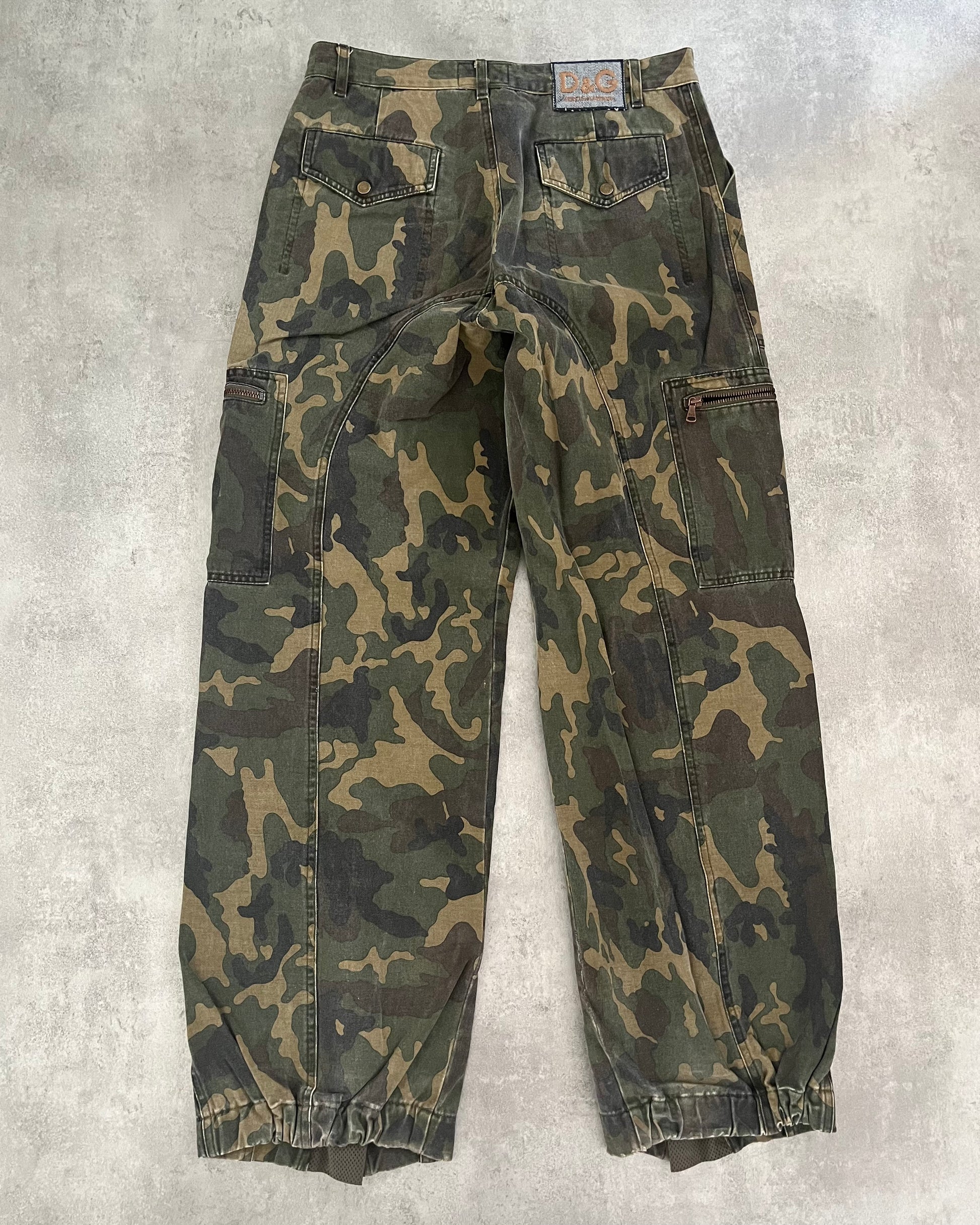 AW2004 Dolce & Gabbana Military Utility Cargo Pants (M) - 2