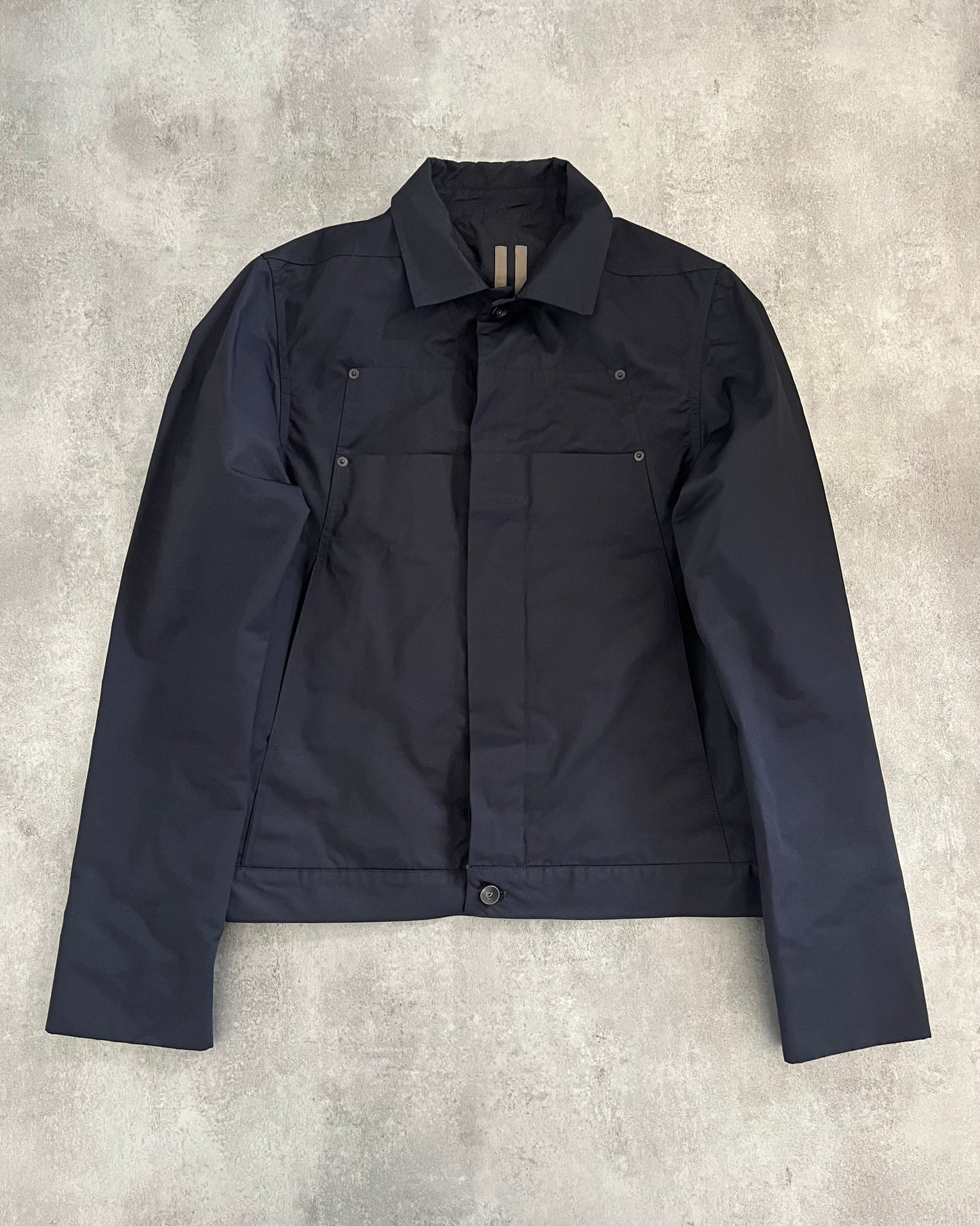 SS2019 Rick Owens Navy Trucker Jacket (S) - 5