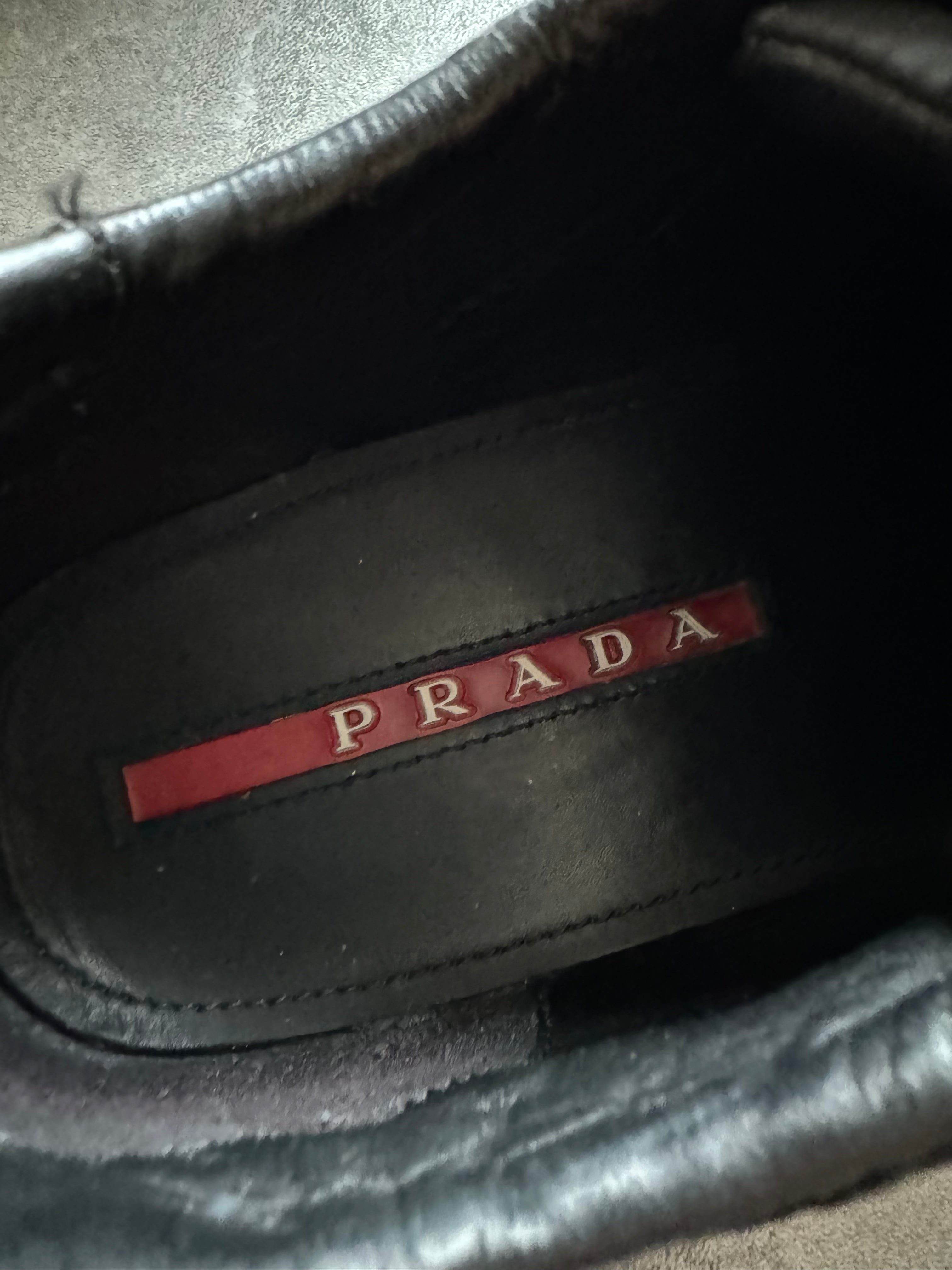 Prada America's Cup Nylon Leather Black (40.5) - 9