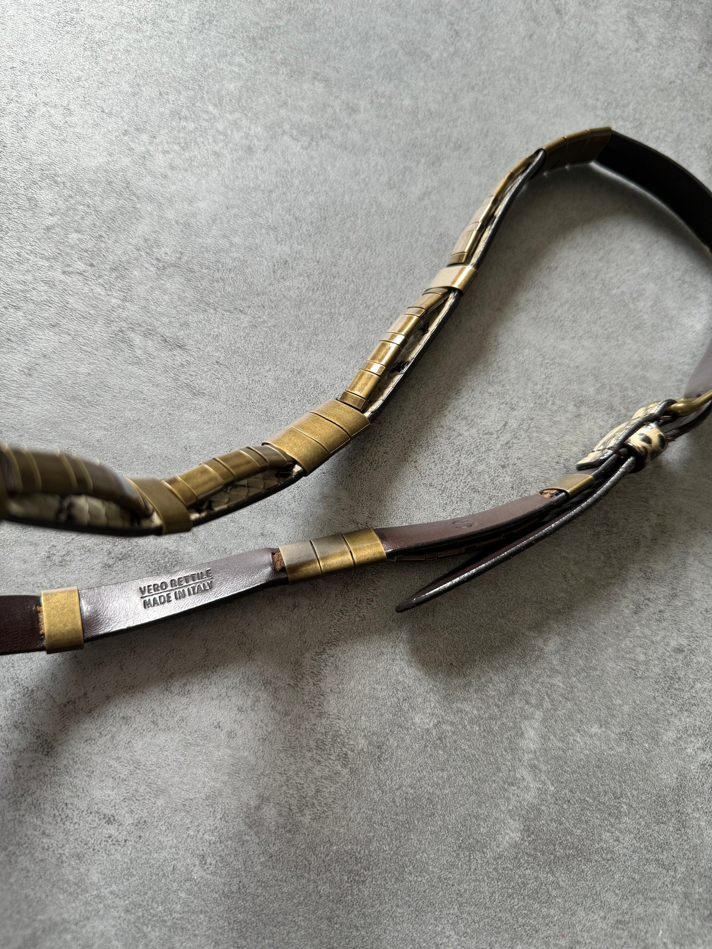 Isabel Marant Genuine Reptile Leather Belt (OS) - 7