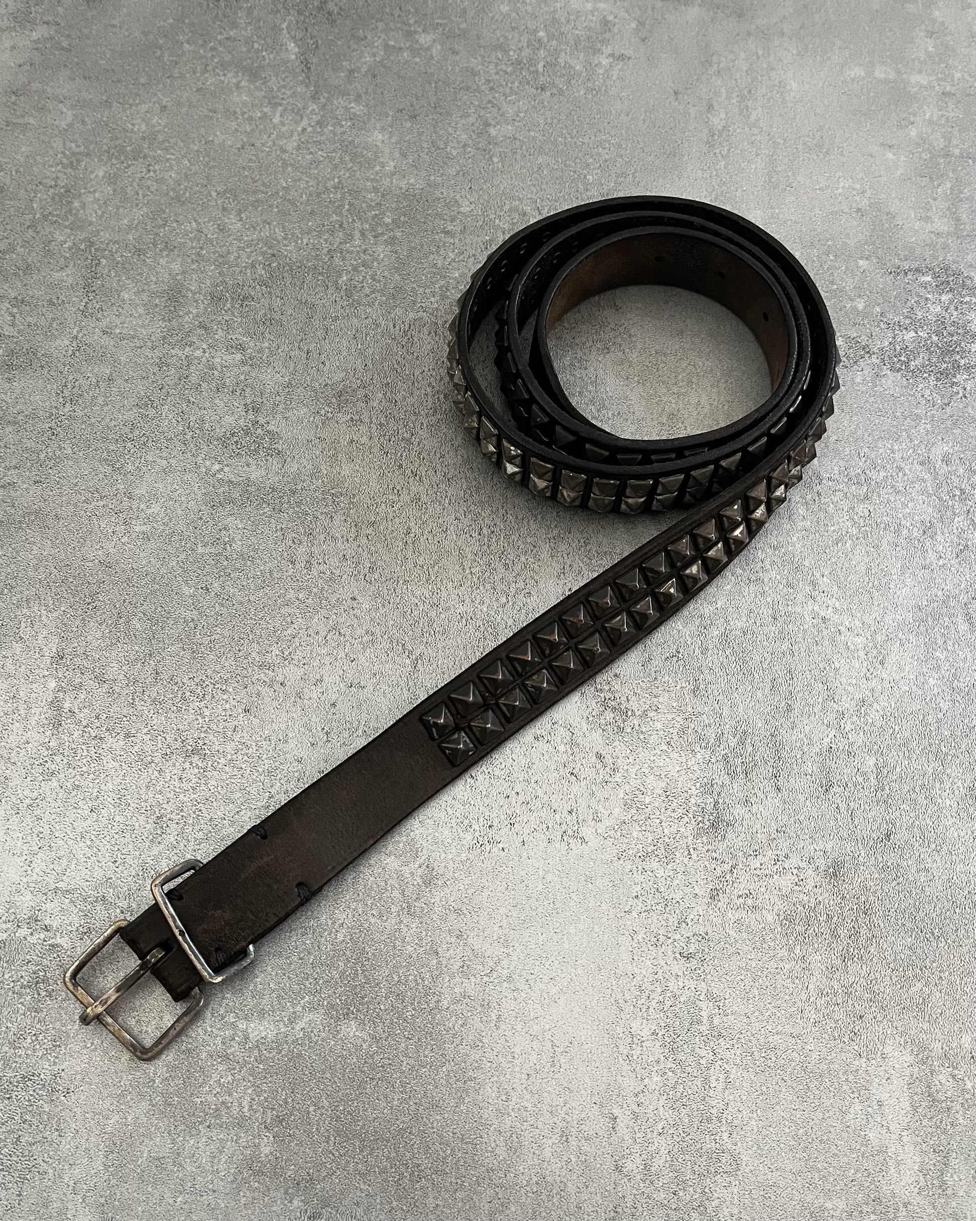 Dsquared2 Combat Retro Leather Belt (OS) - 2